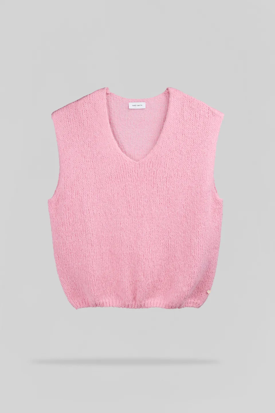 Teddy Smith P-Molia pull sans manches rose bonbon