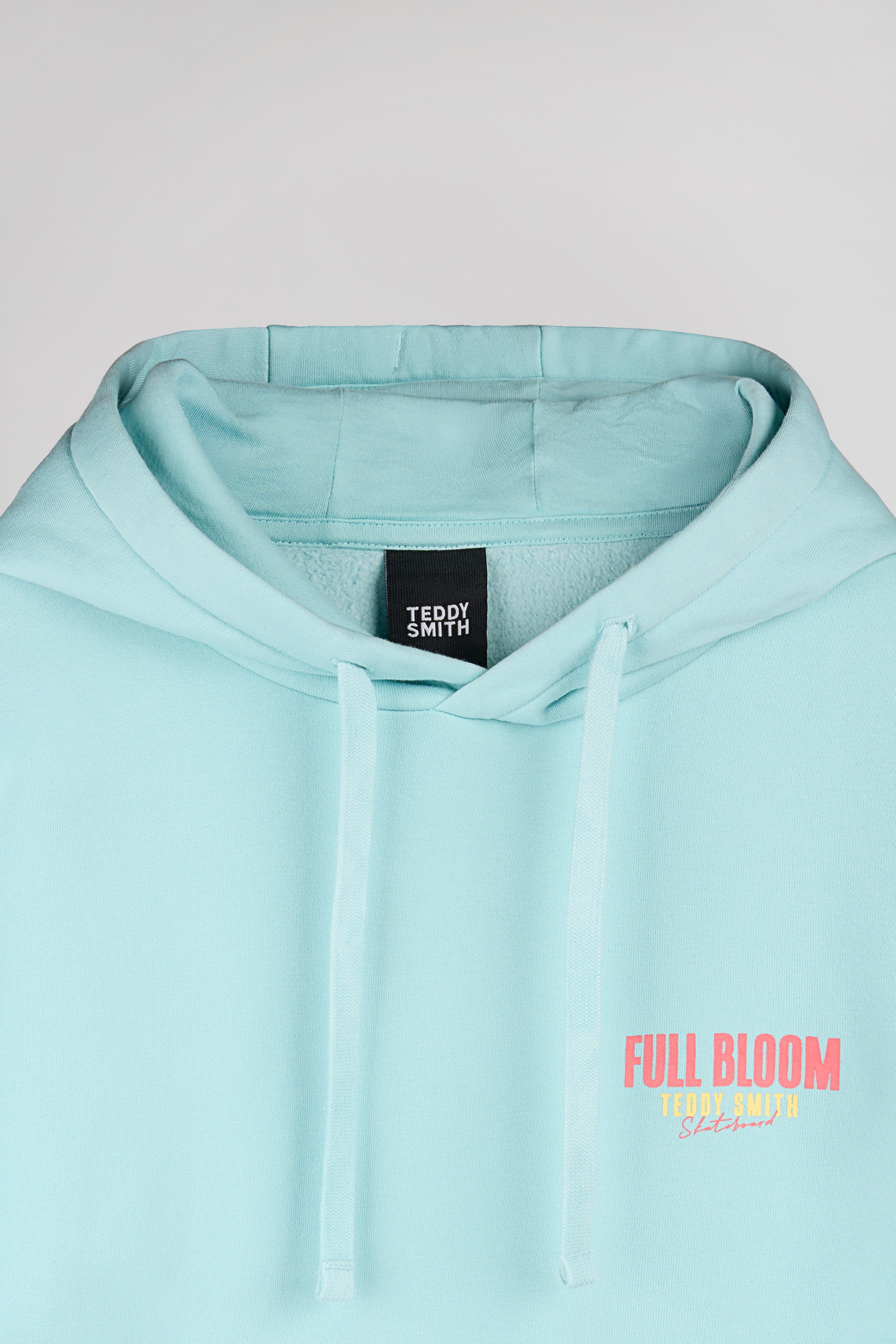 Teddy Smith S-Rima Hoody sweat capuche bleu lagon