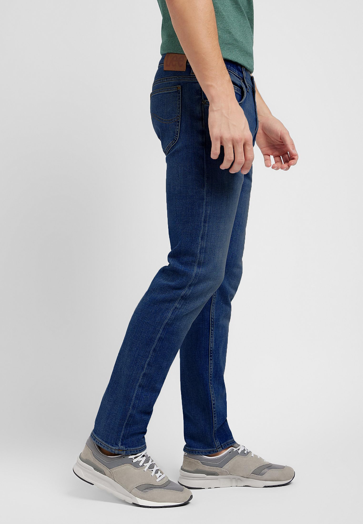 Lee Rider jean homme slim deep ocean bleu encre
