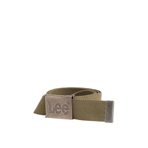 Lee Webbing Belt ceinture homme vert toile tissée