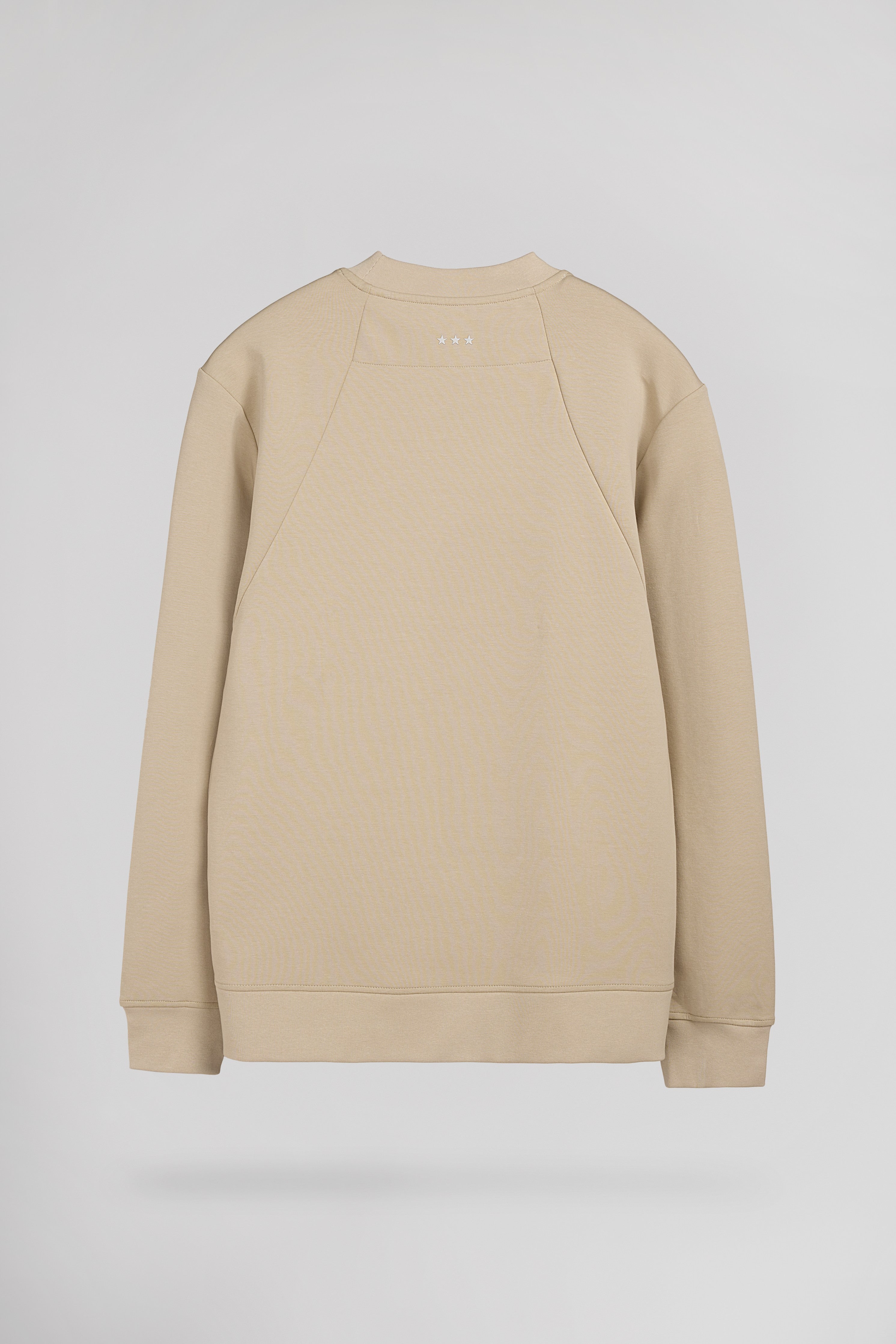 TEDDY SMITH S-FABIAN sweat col rond beige homme
