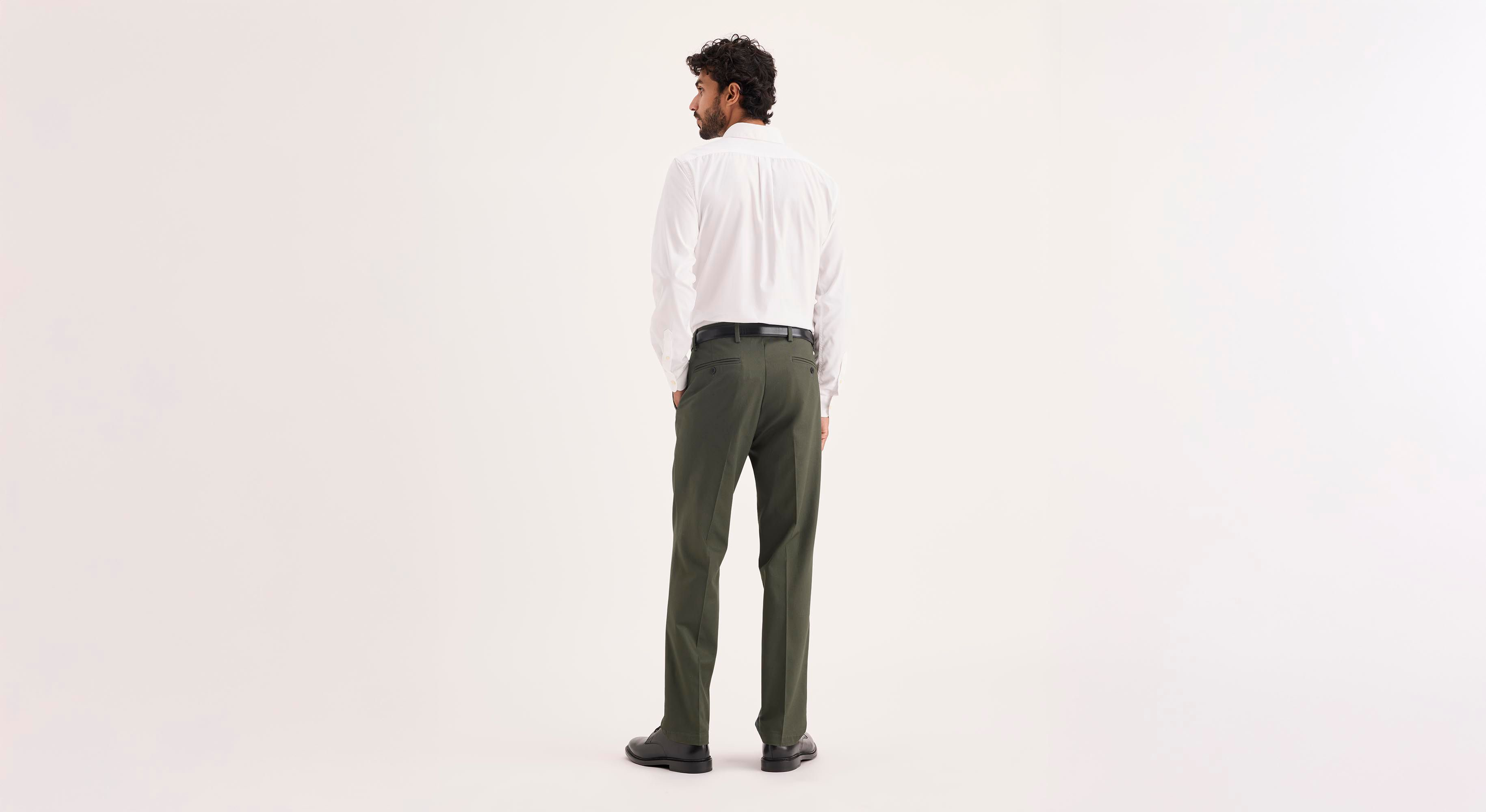 Dockers Signature Iron Free Khaki Slim Homme Vert