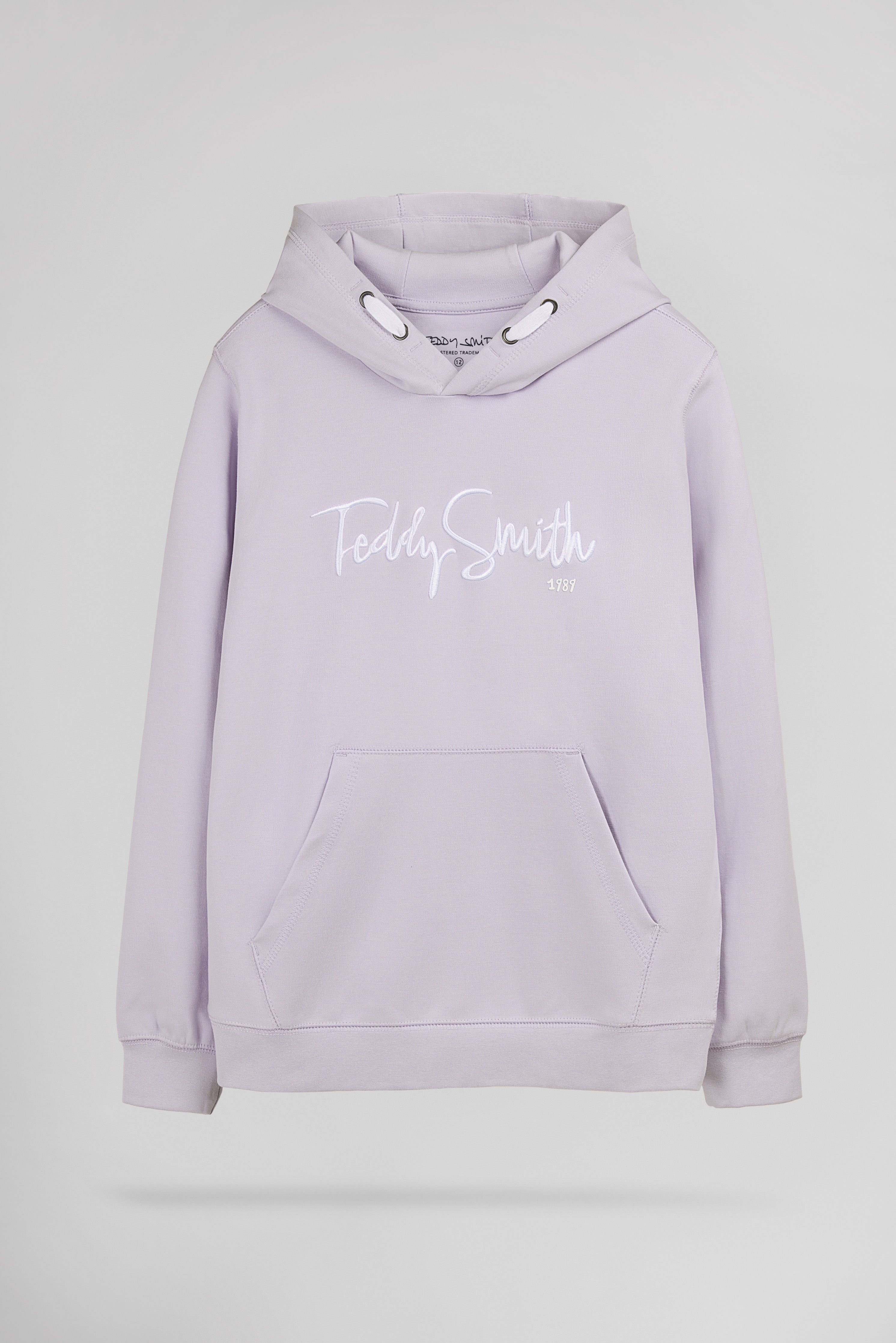 Teddy Smith S-Evry Hoody JR sweat capuche lavande coton