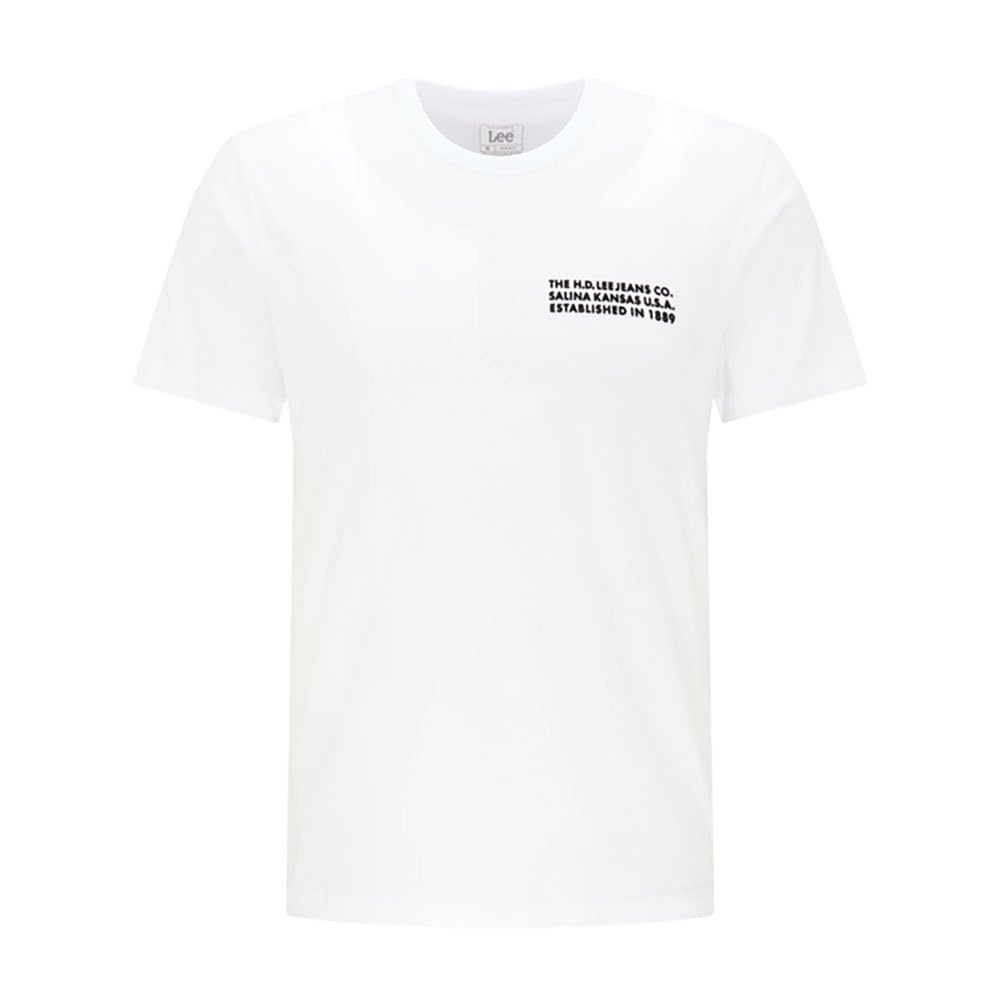 Lee Logo Tonal t-shirt homme blanc