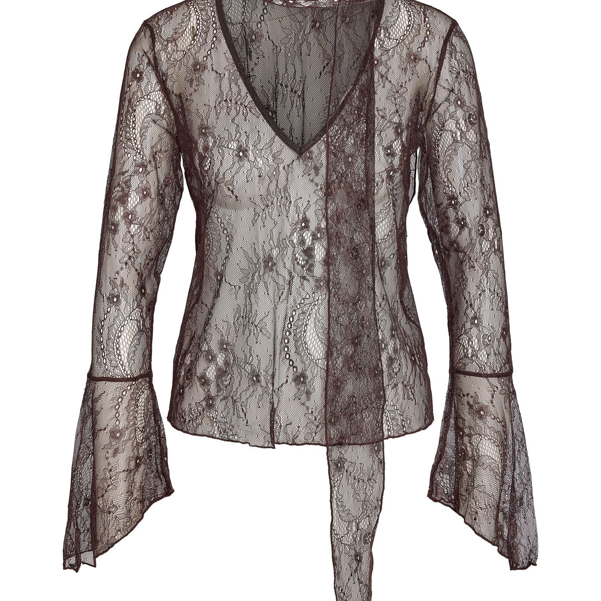 Noisy May Nmida blouse dentelle manches longues