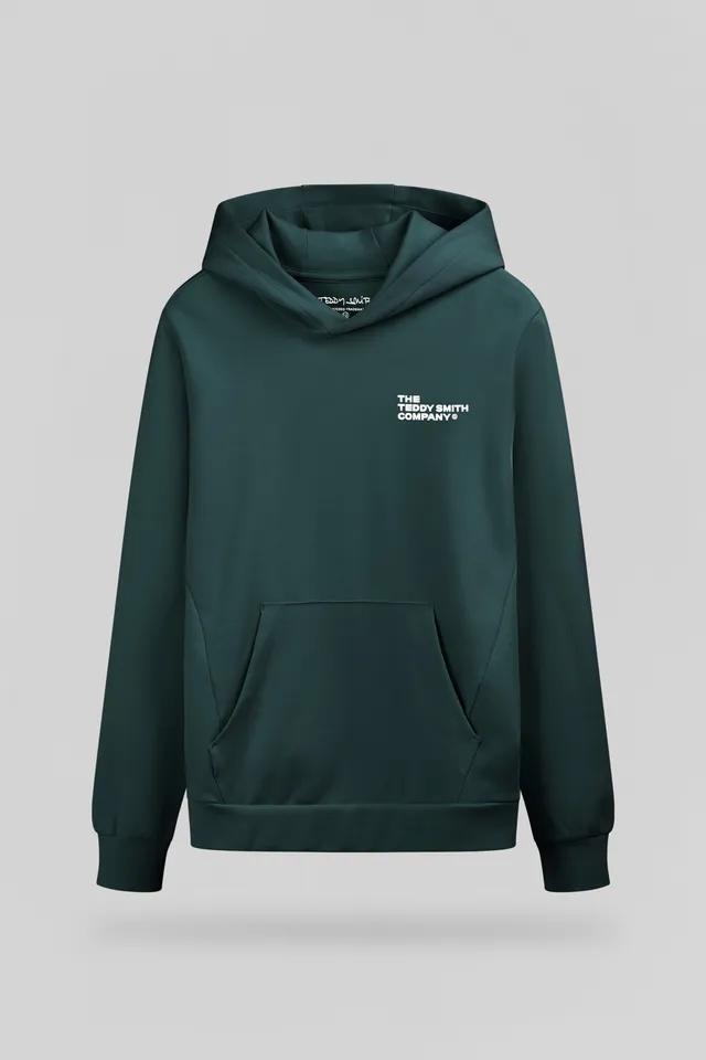 Teddy Smith S-Company Hoody sweat garçon vert pin logo