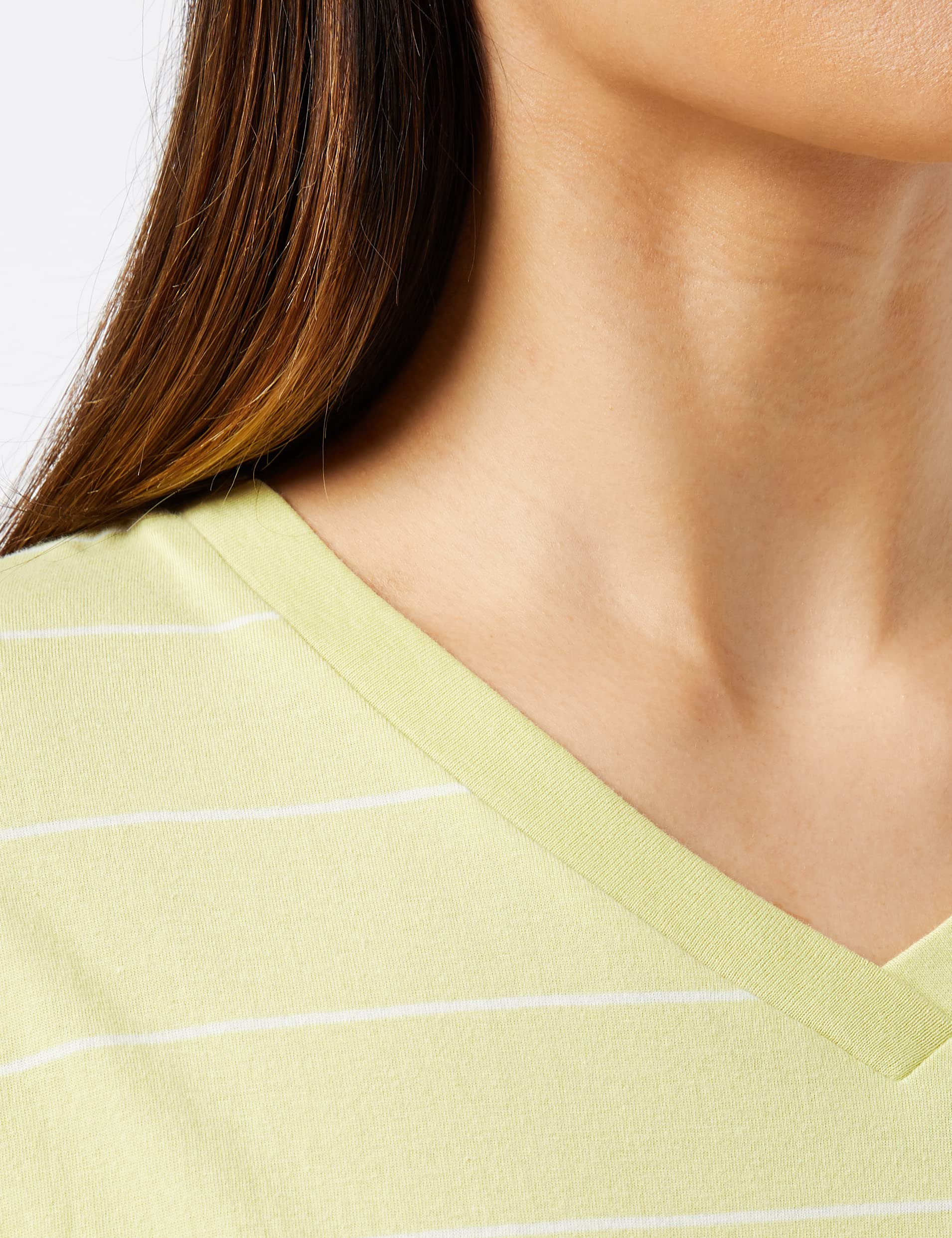 Lee Striped Yarn Dye Tee t-shirt femme Lime Juice à rayures