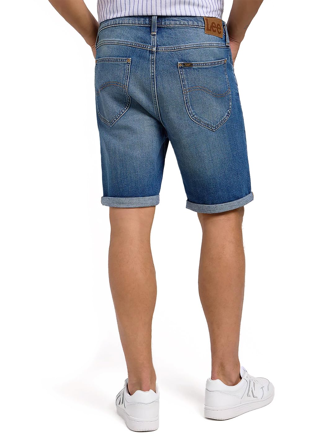 Lee Rider Casual short homme en denim coupe droite