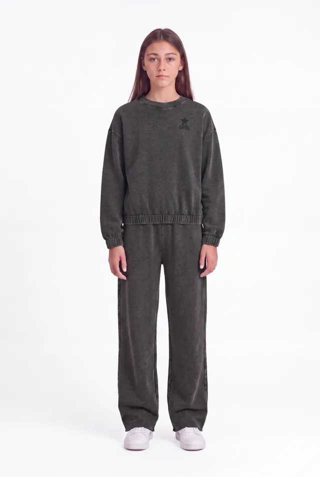 Teddy Smith S-Amour RC Jr sweat noir fille