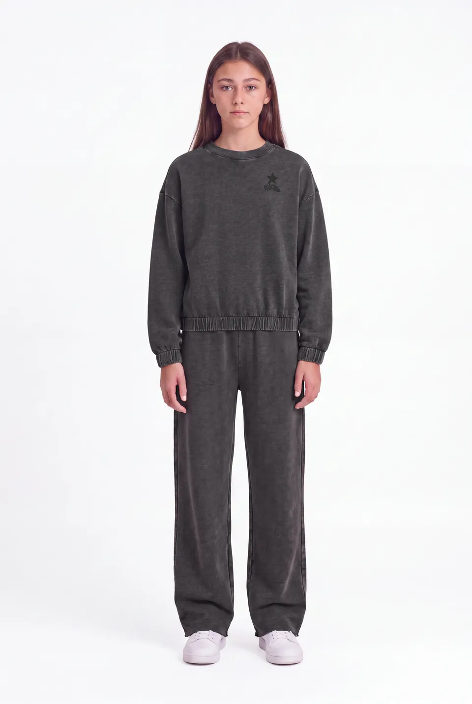 Teddy Smith S-Amour RC Jr sweat noir fille
