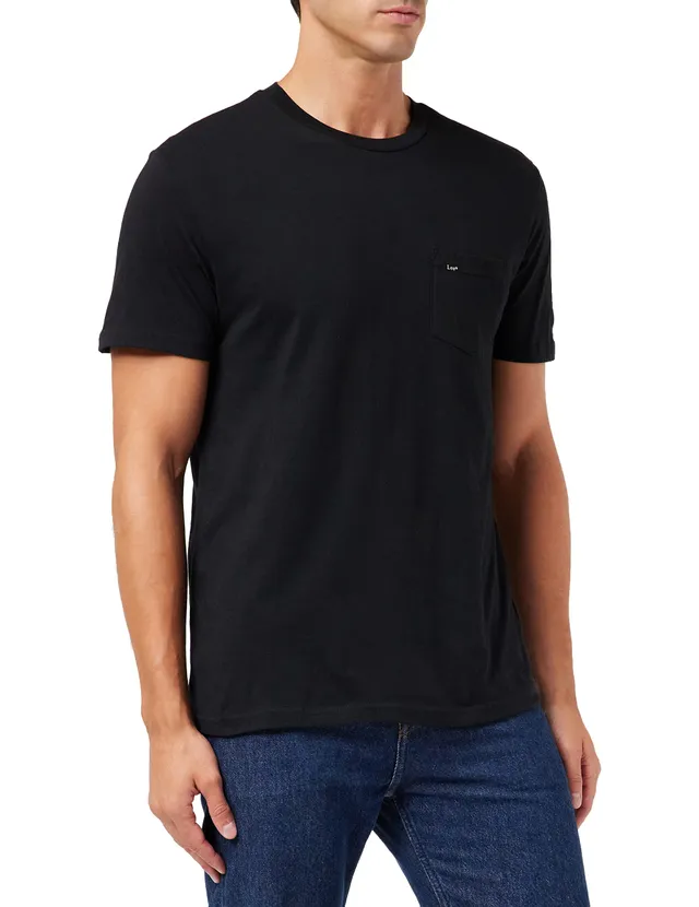 Lee Pocket Tee t-shirt homme noir coupe regular
