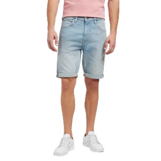 Lee 5 Pocket Short Jean Homme Lake Rain 33W Denim