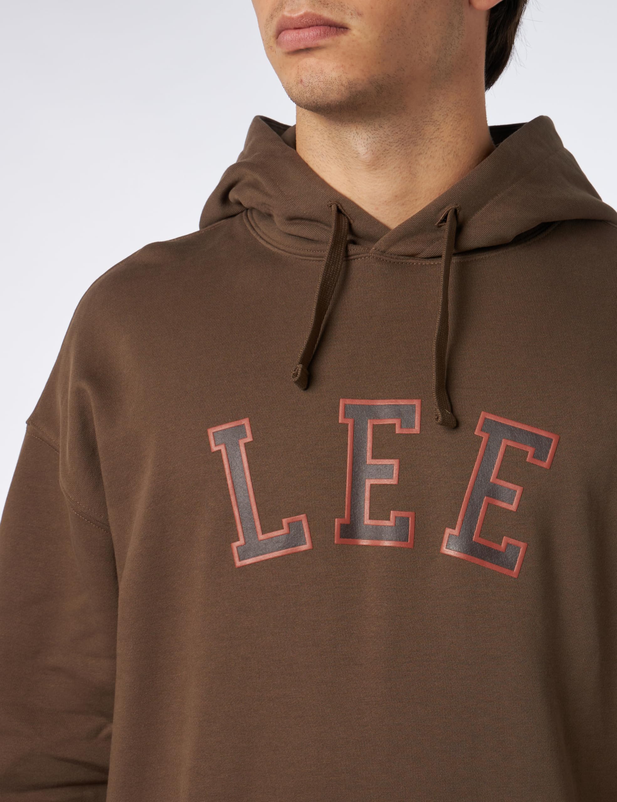 Lee Graphic sweat capuche homme M truffe molleton