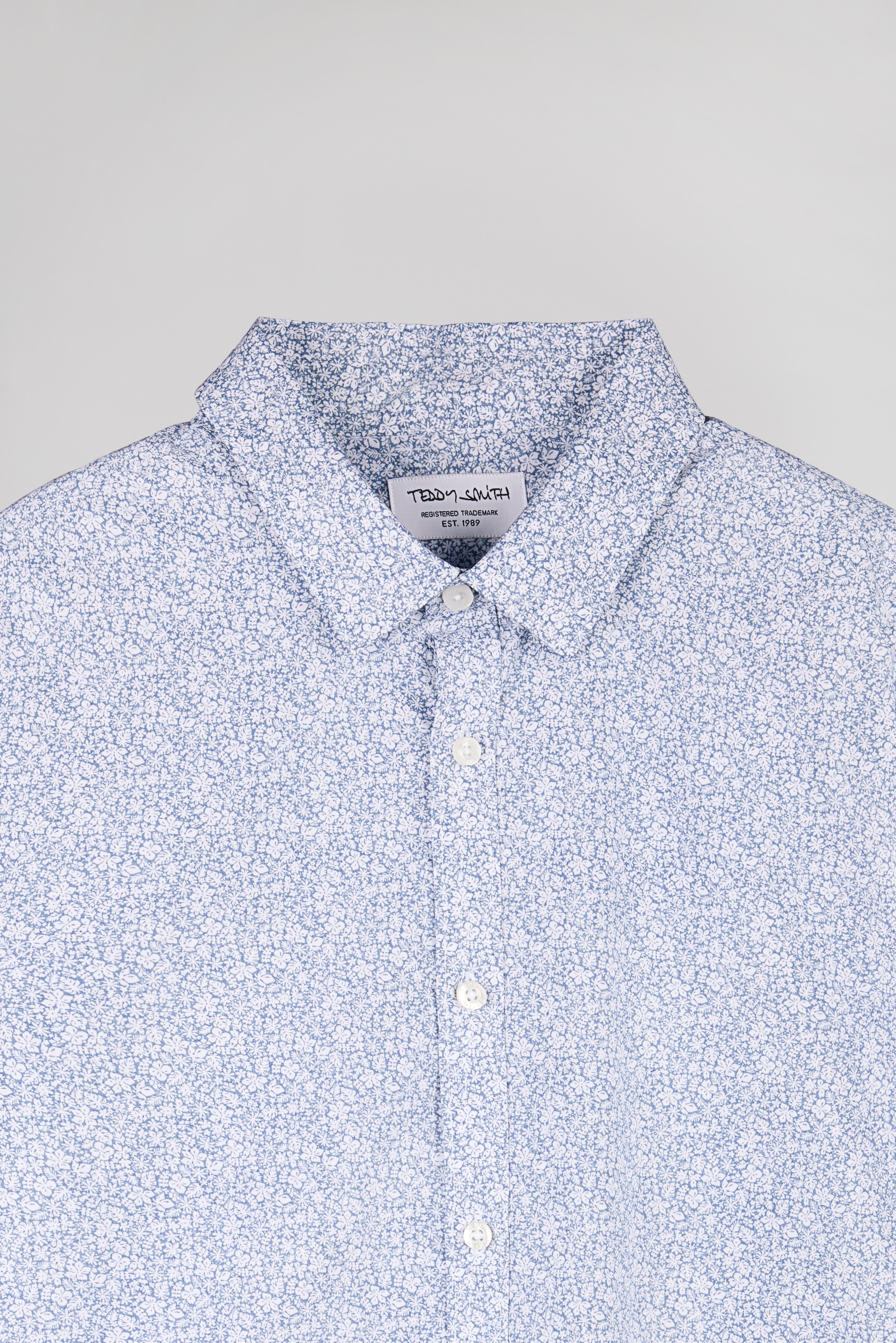 Teddy Smith Carton ML chemise navy floral homme