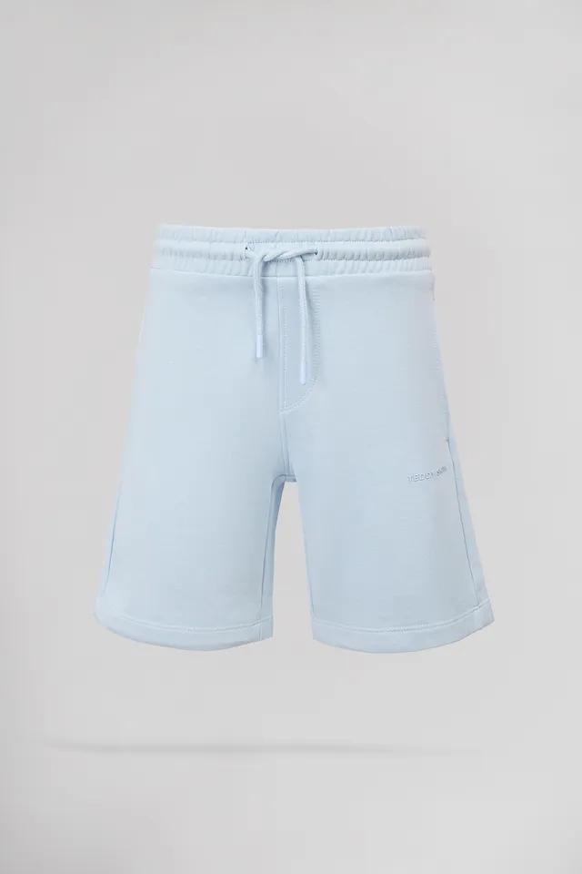 Teddy Smith S-Narky SH JR bermuda molleton pastel blue