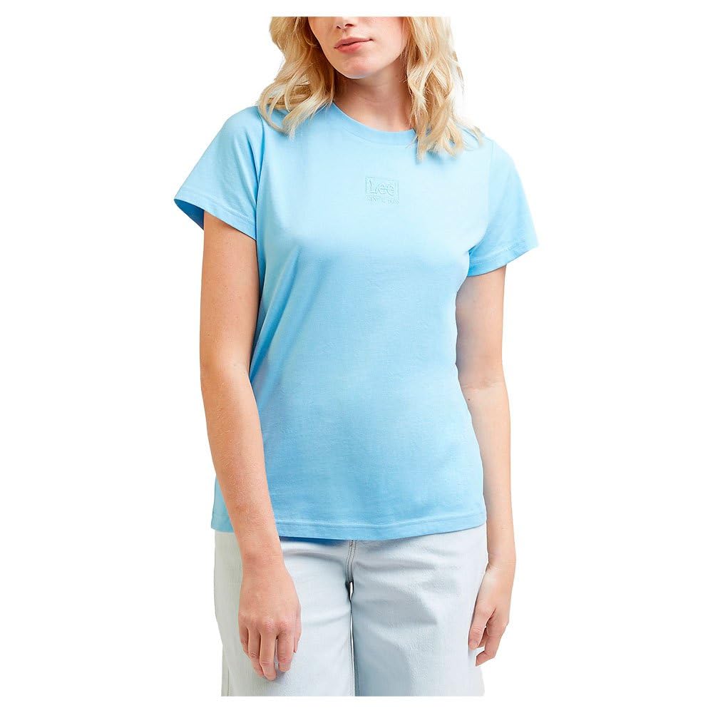 Lee Small Logo Tee t-shirt femme Bleu Shasta