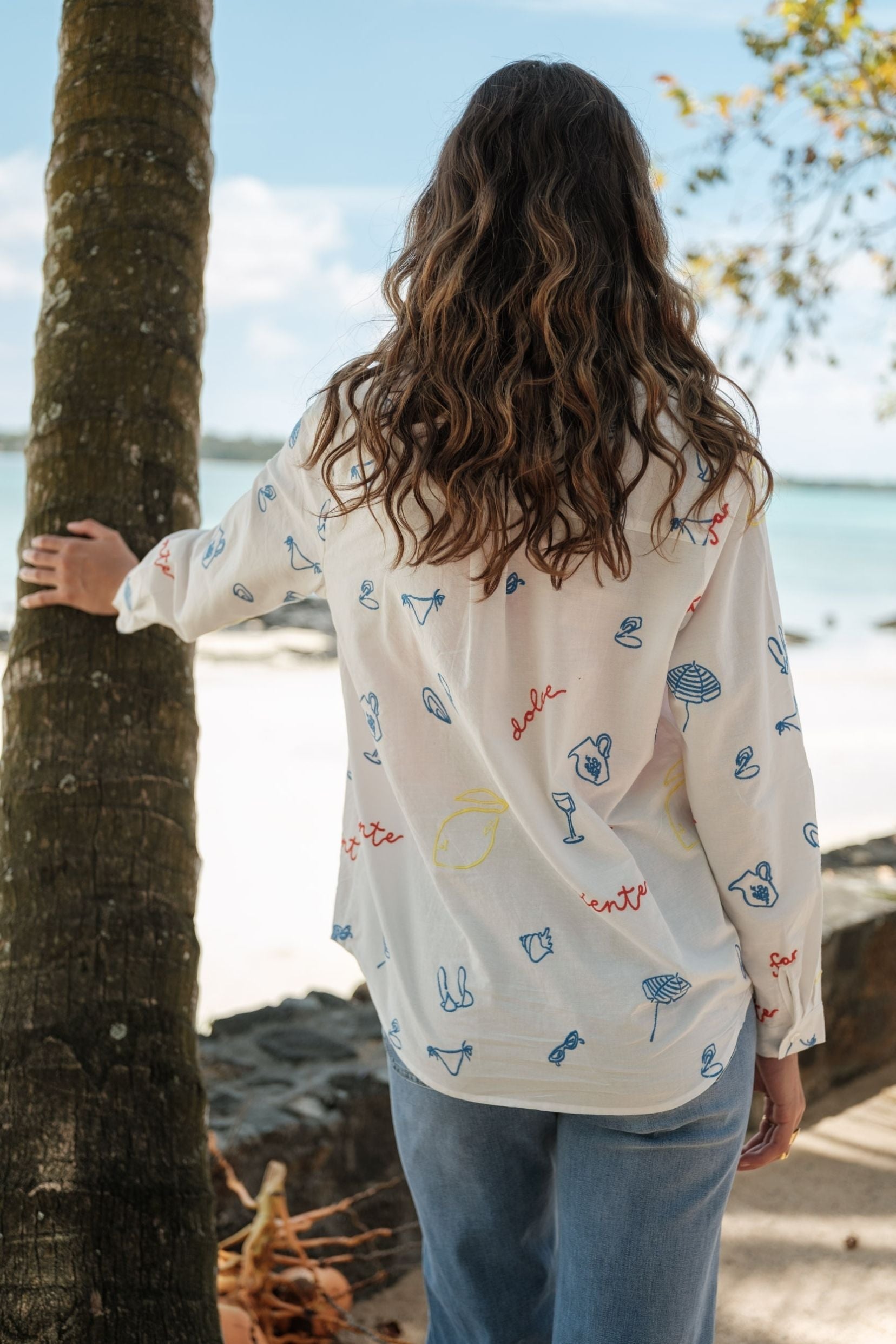Maison Onado Dolce chemise coton blanche