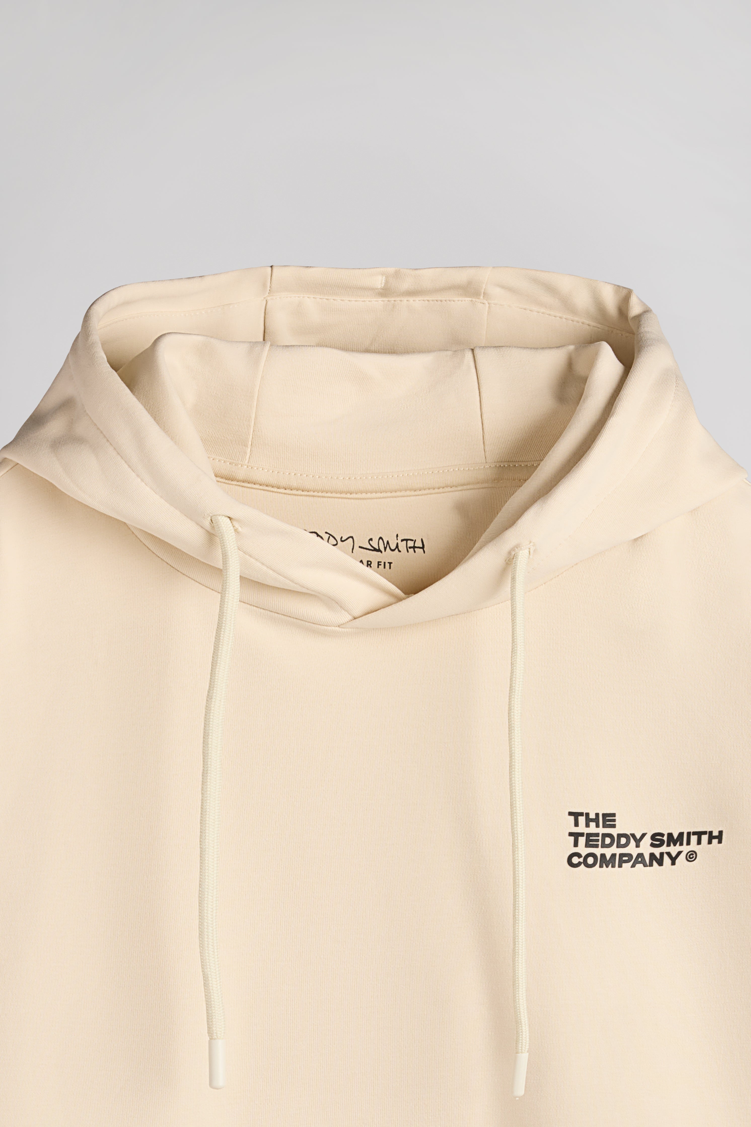 Teddy Smith S-Company Hoody sweat à capuche cream homme coton