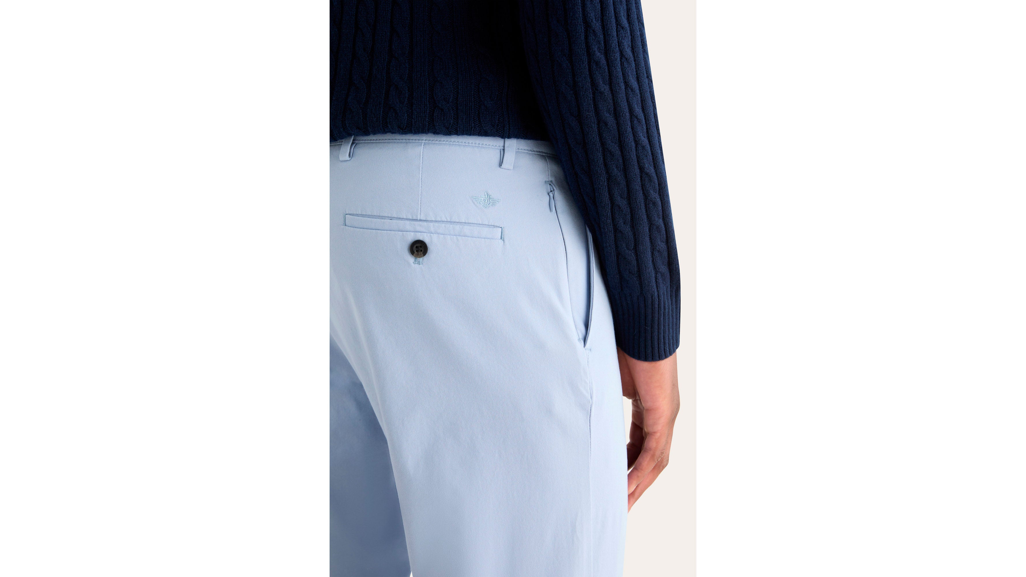Dockers Crafted Khaki pantalon homme bleu slim