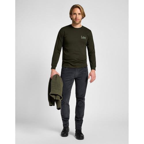Lee Rider jean homme slim gris foncé atténué