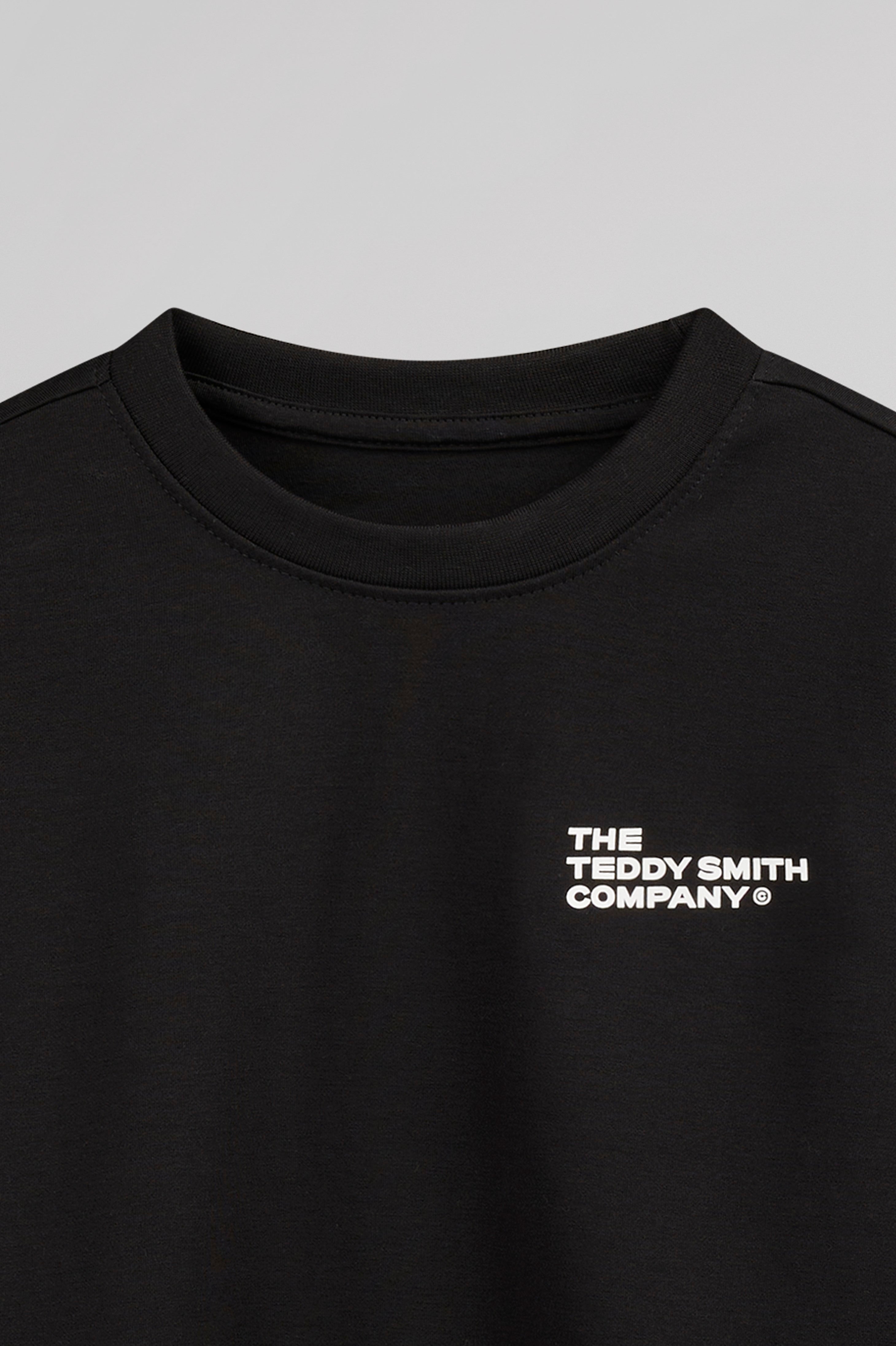 Teddy Smith S-Company RC JR sweat noir garçon