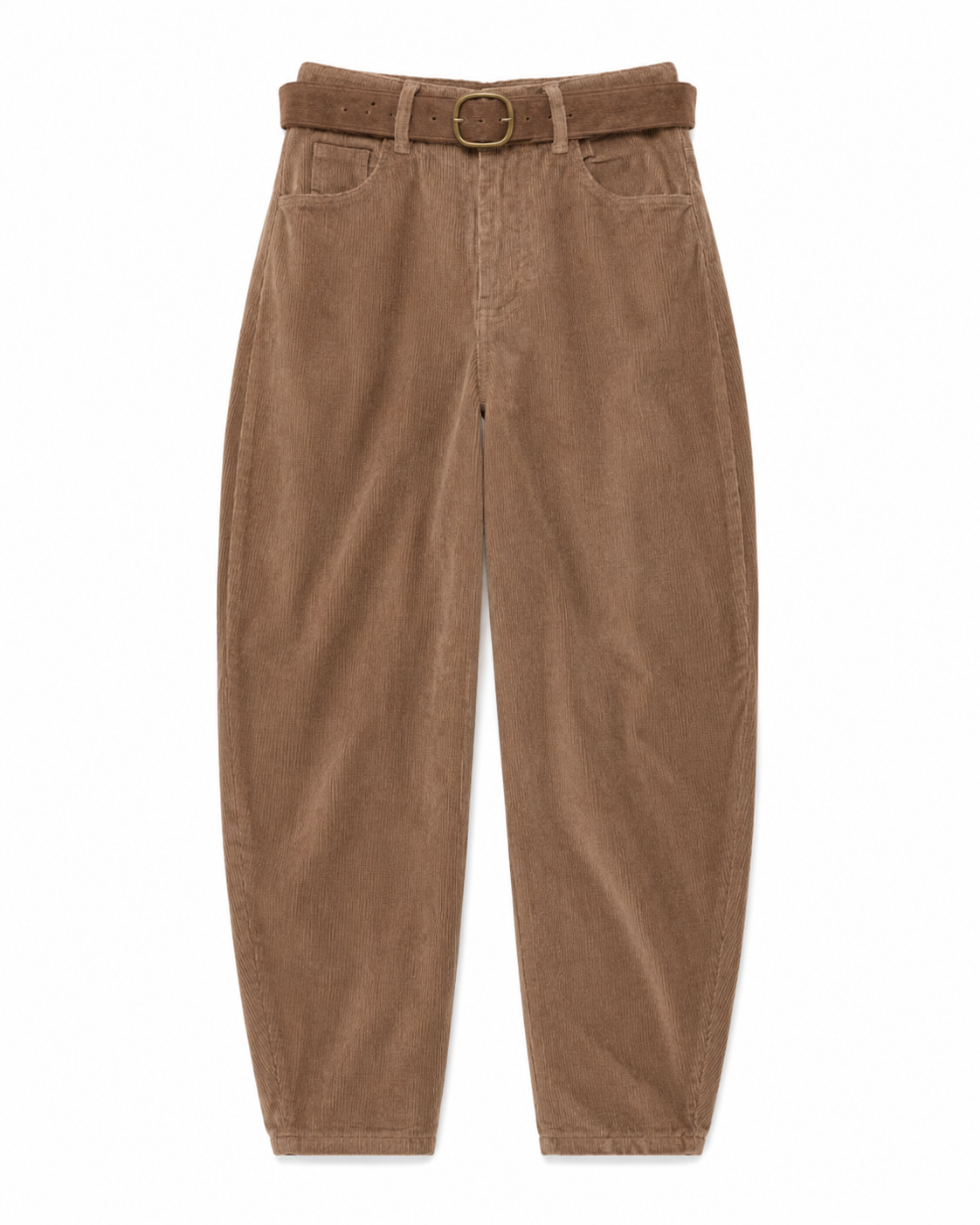 Maison Onado Erine pantalon velours camel ballon