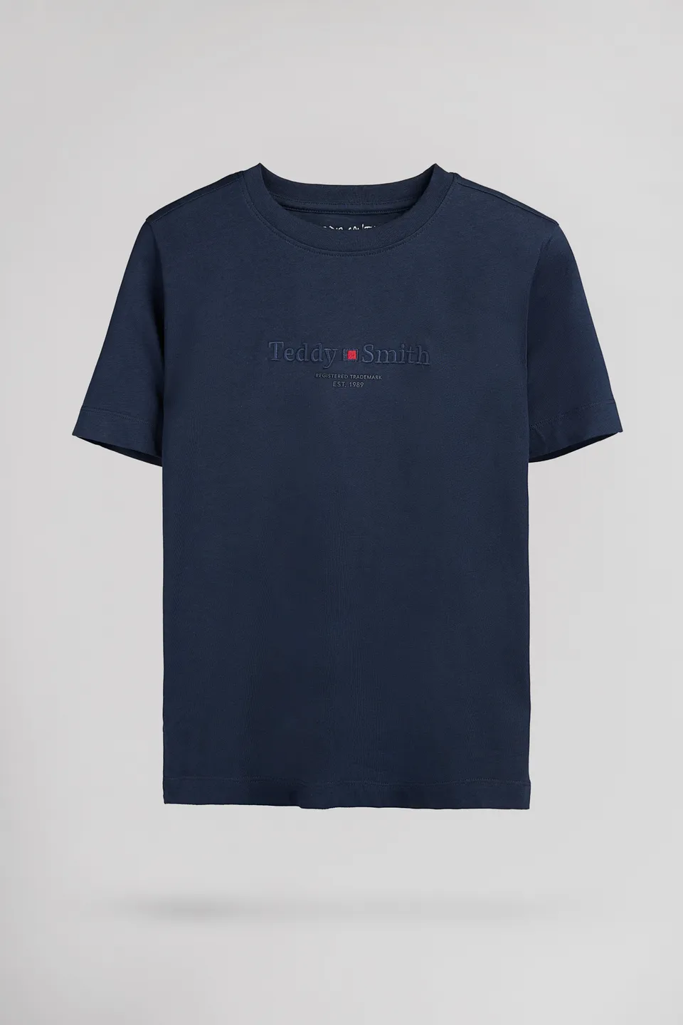Teddy Smith T-Jim MC Jr t-shirt bleu navy 100% coton