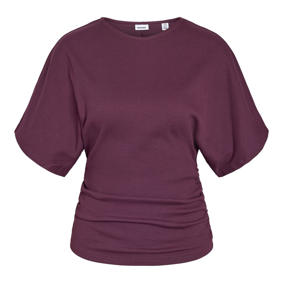 Noisy May Abbi t-shirt coton bio froncé