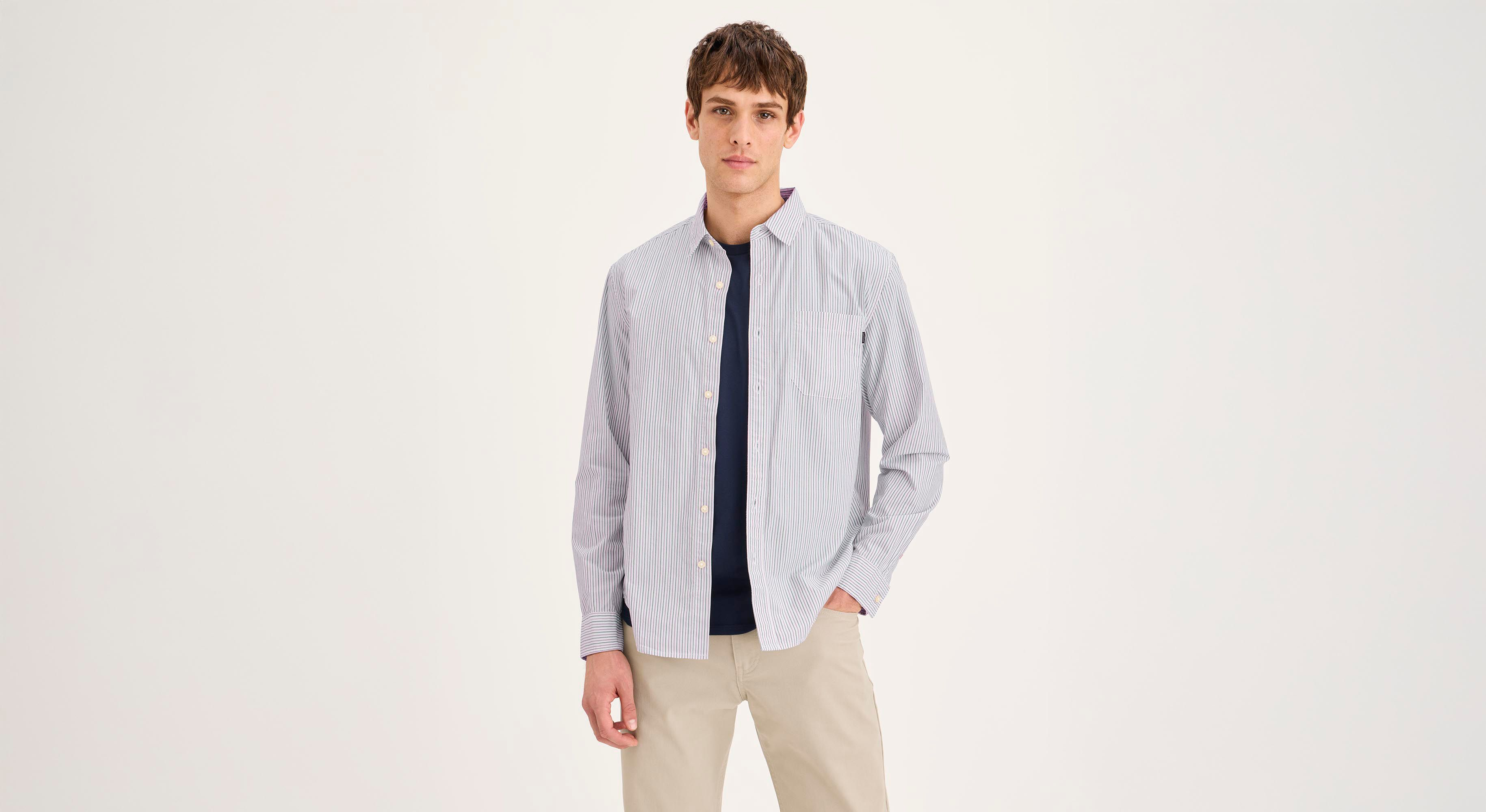 Dockers Ultimate chemise blanche manches longues regular