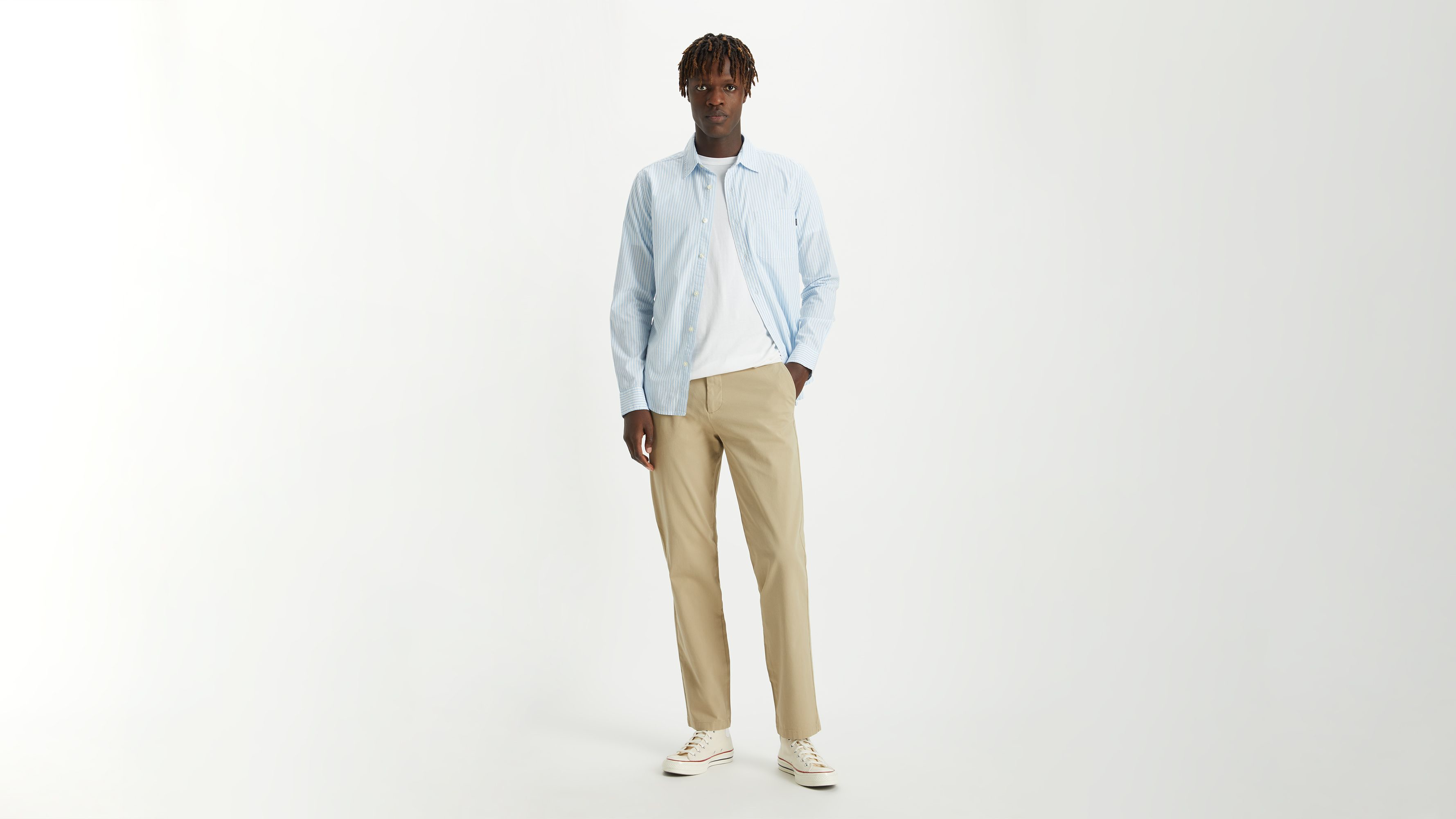 Dockers Crafted Khaki Slim Fit chino homme beige khaki