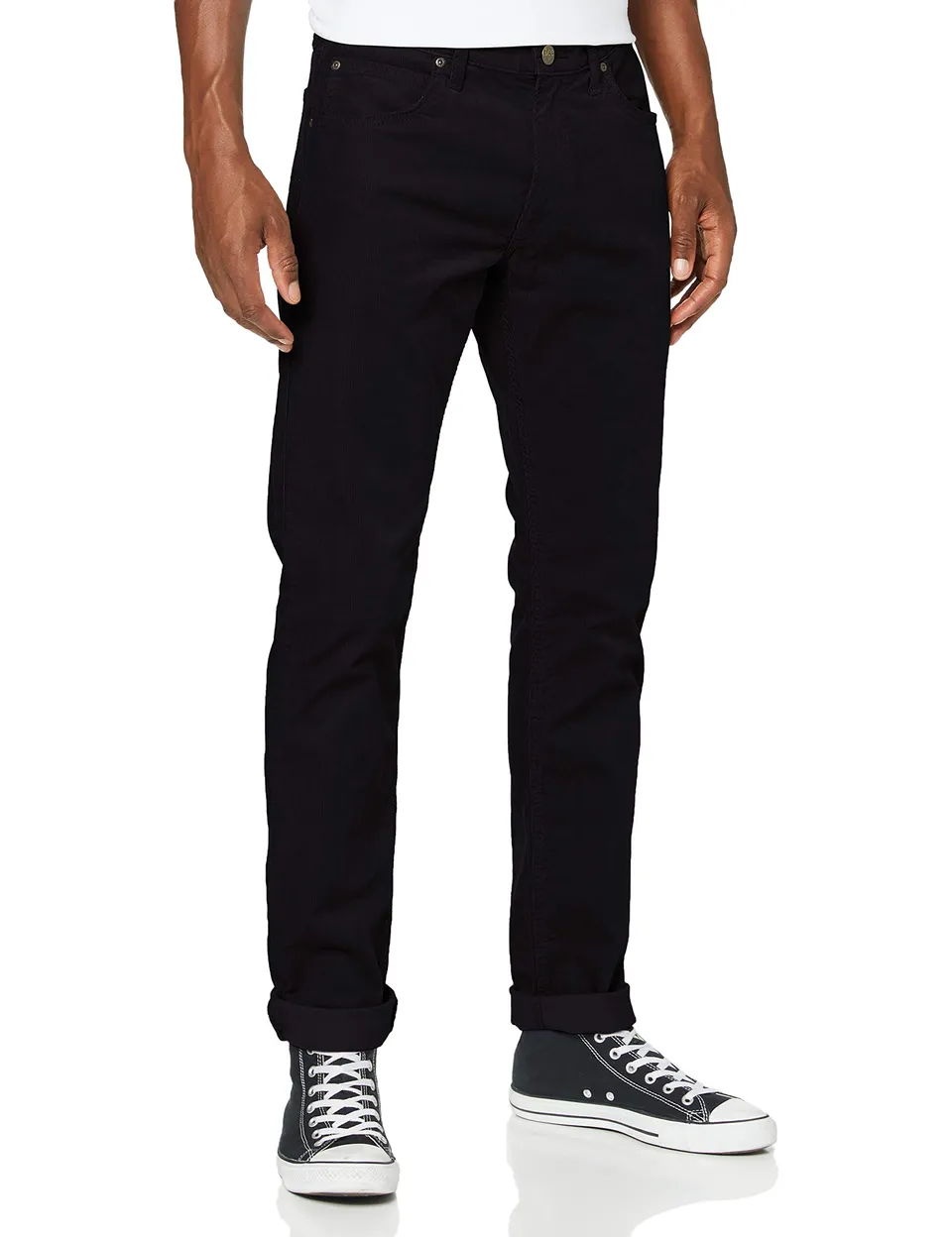 Lee Luke pantalon velours Noir 27/32 coupe slim