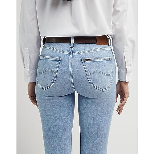 Lee Buckle Belt ceinture femme marron foncé cuir