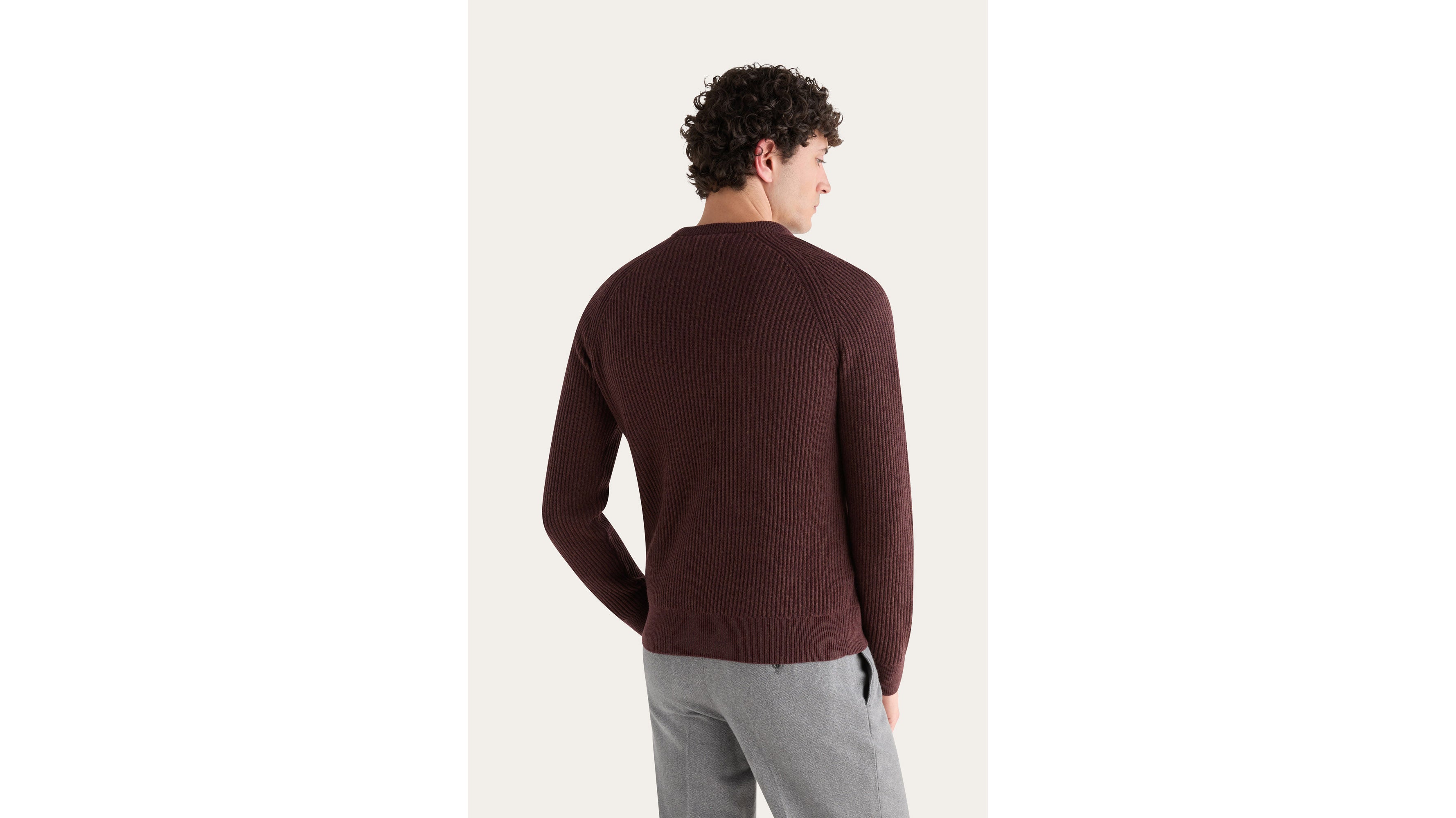 Dockers pull col rond rouge coupe regular homme