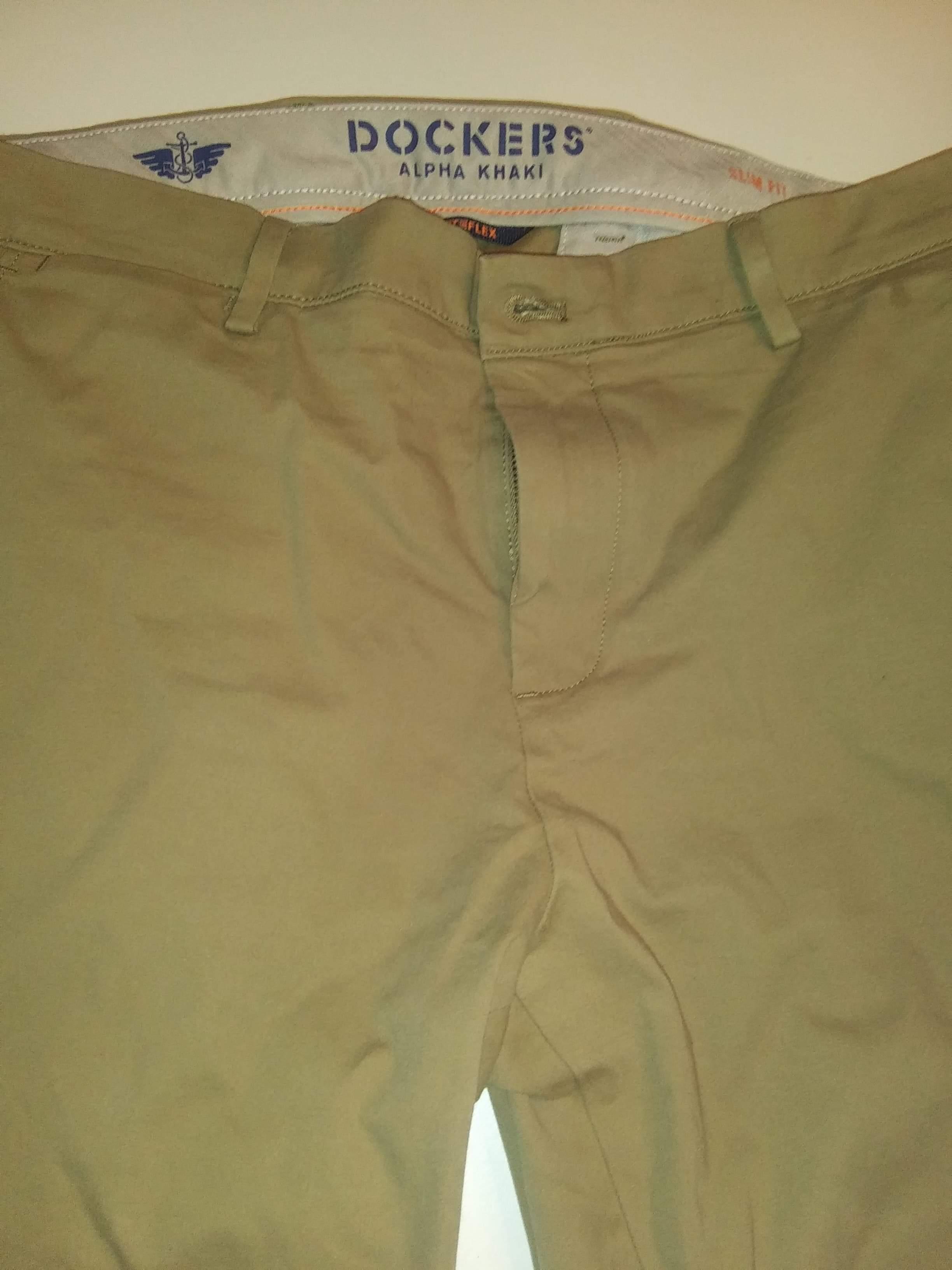 Dockers Crafted Khaki Slim Fit chino homme gris Steelhead