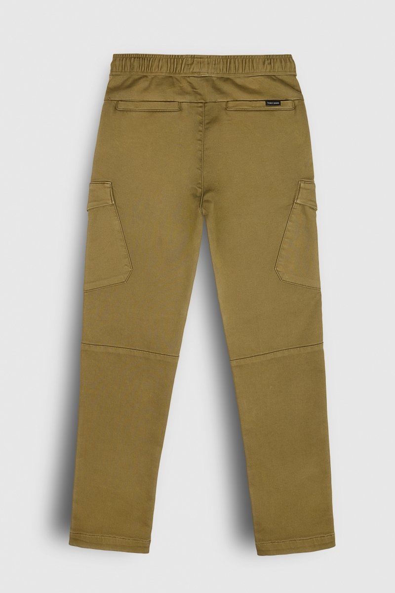 Teddy Smith P-Piky Cargo JR pantalon cargo olive coton