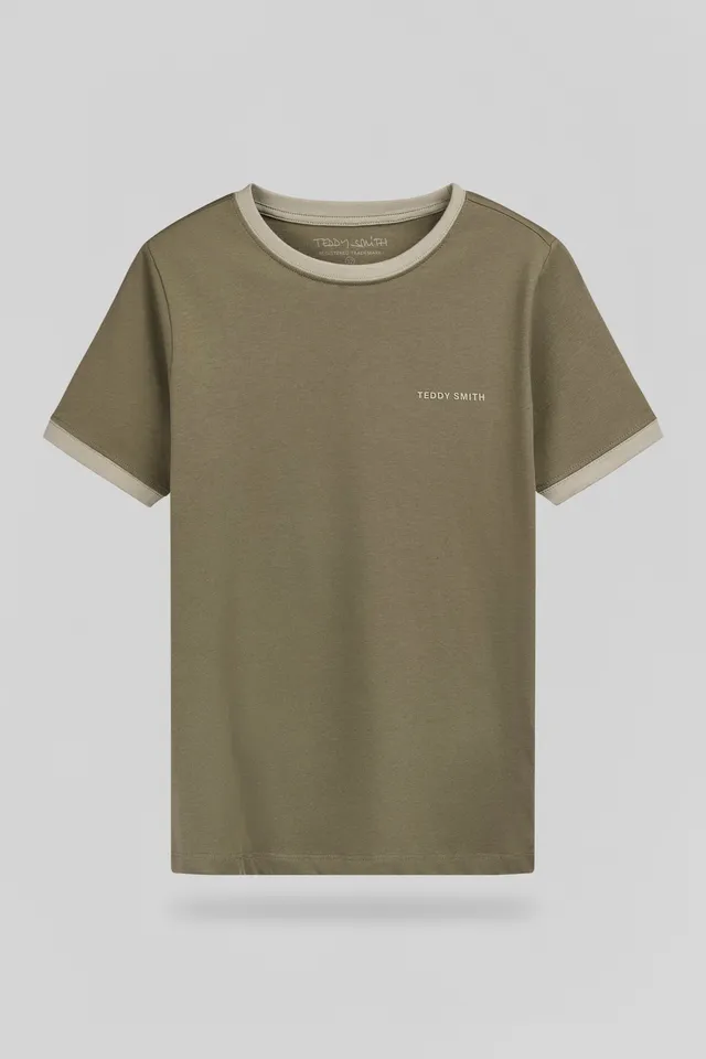 Teddy Smith The Tee 2 t-shirt kaki garçon manches courtes