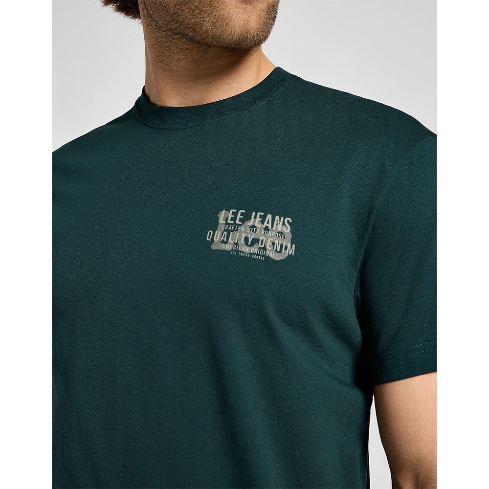 Lee SS Relaxed Logo t-shirt homme XXL gris coton