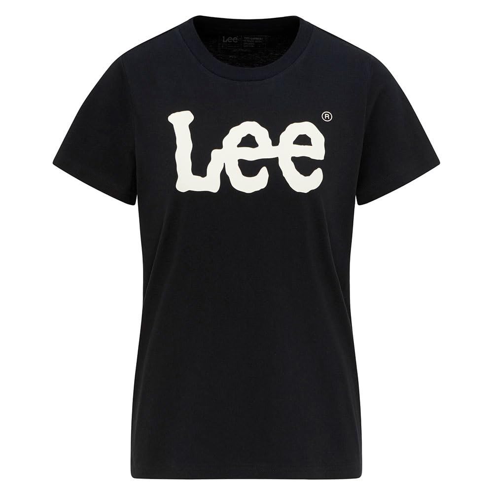 Lee Logo Tee T-shirt femme Noir coupe regular