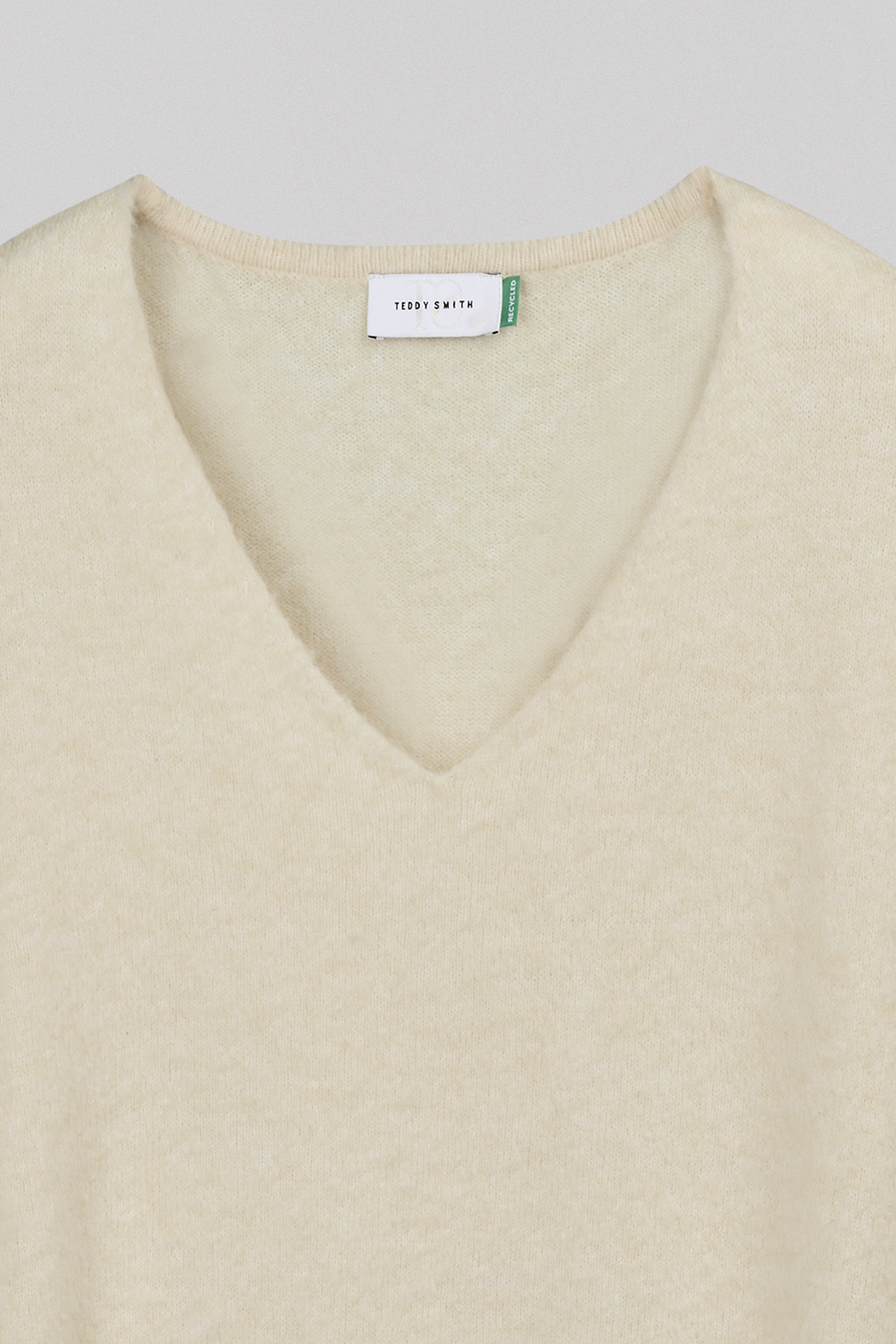 Teddy Smith P-Billie pull femme beige chiné