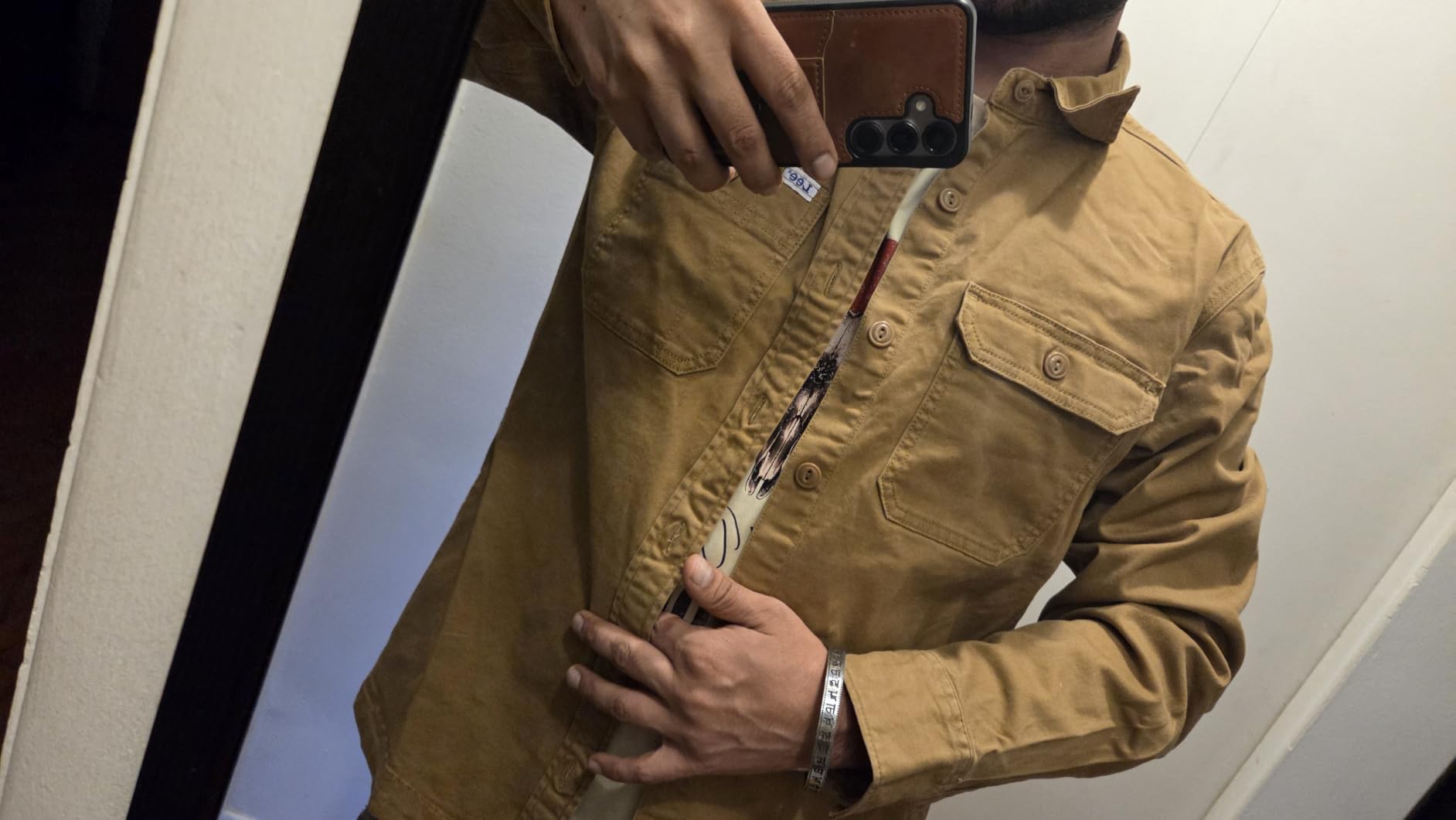 Lee Workwear Overshirt surchemise homme S écru coton