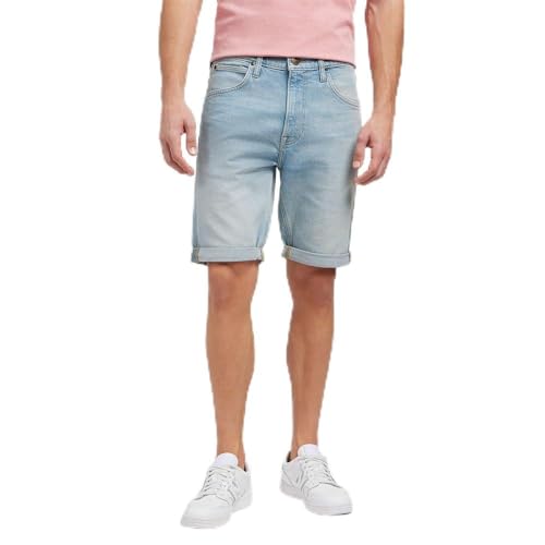 Lee 5 Pocket Short Jean Homme Lake Rain 33W Denim