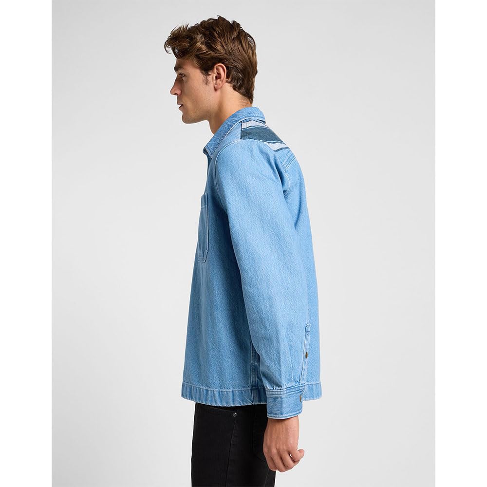 Lee 2 Pkt Overshirt surchemise homme Cappuccino