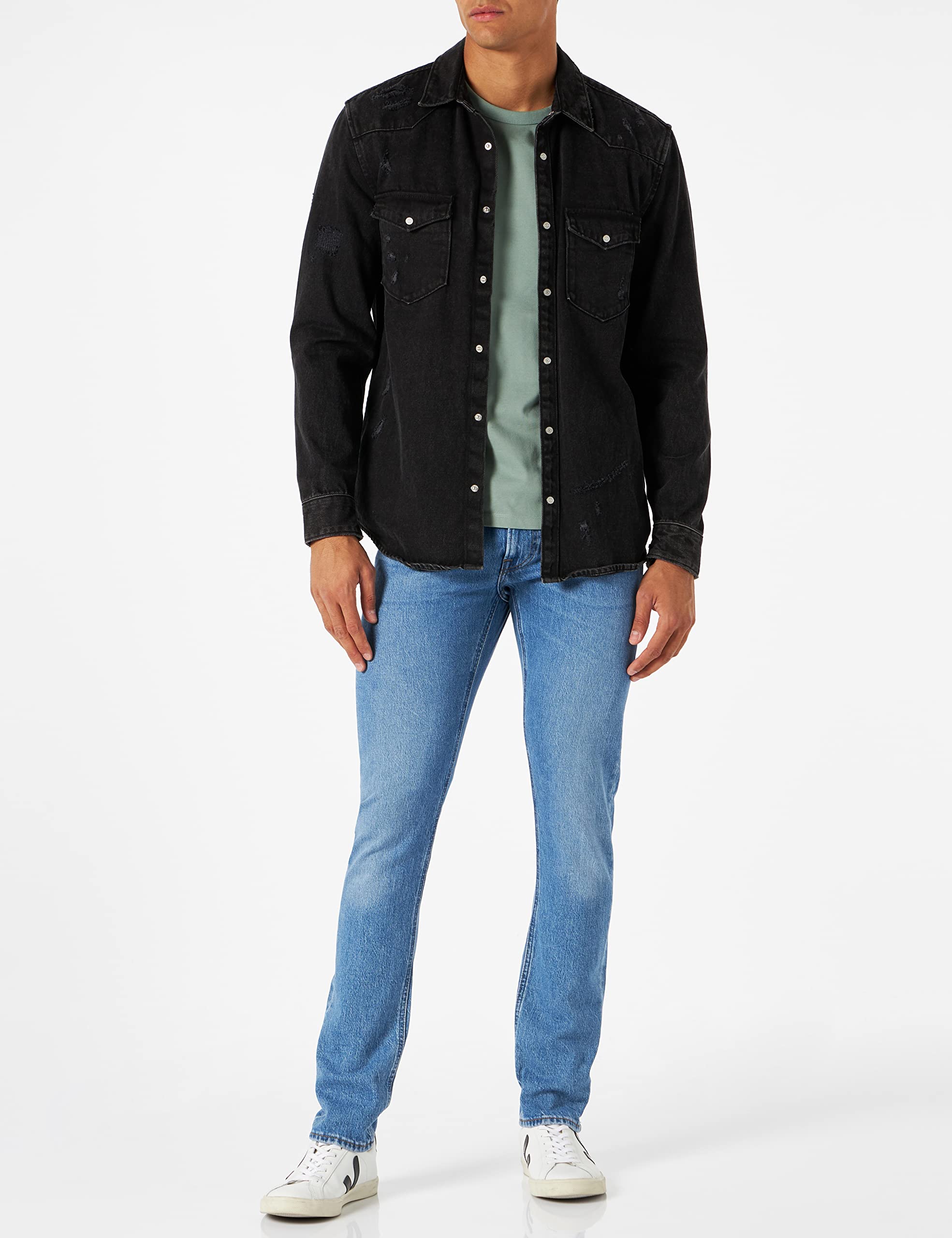 Lee Luke I jean homme Mist Indigo 29W/32L droit