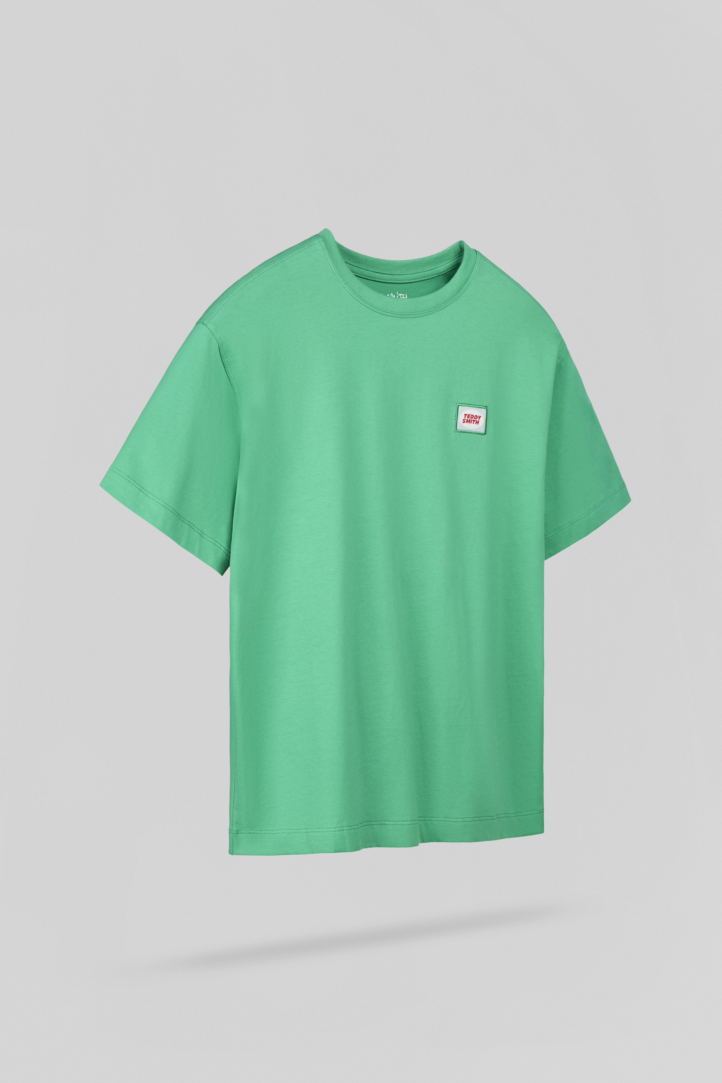 Teddy Smith T-Badge MC JR t-shirt enfant Candy Green badges