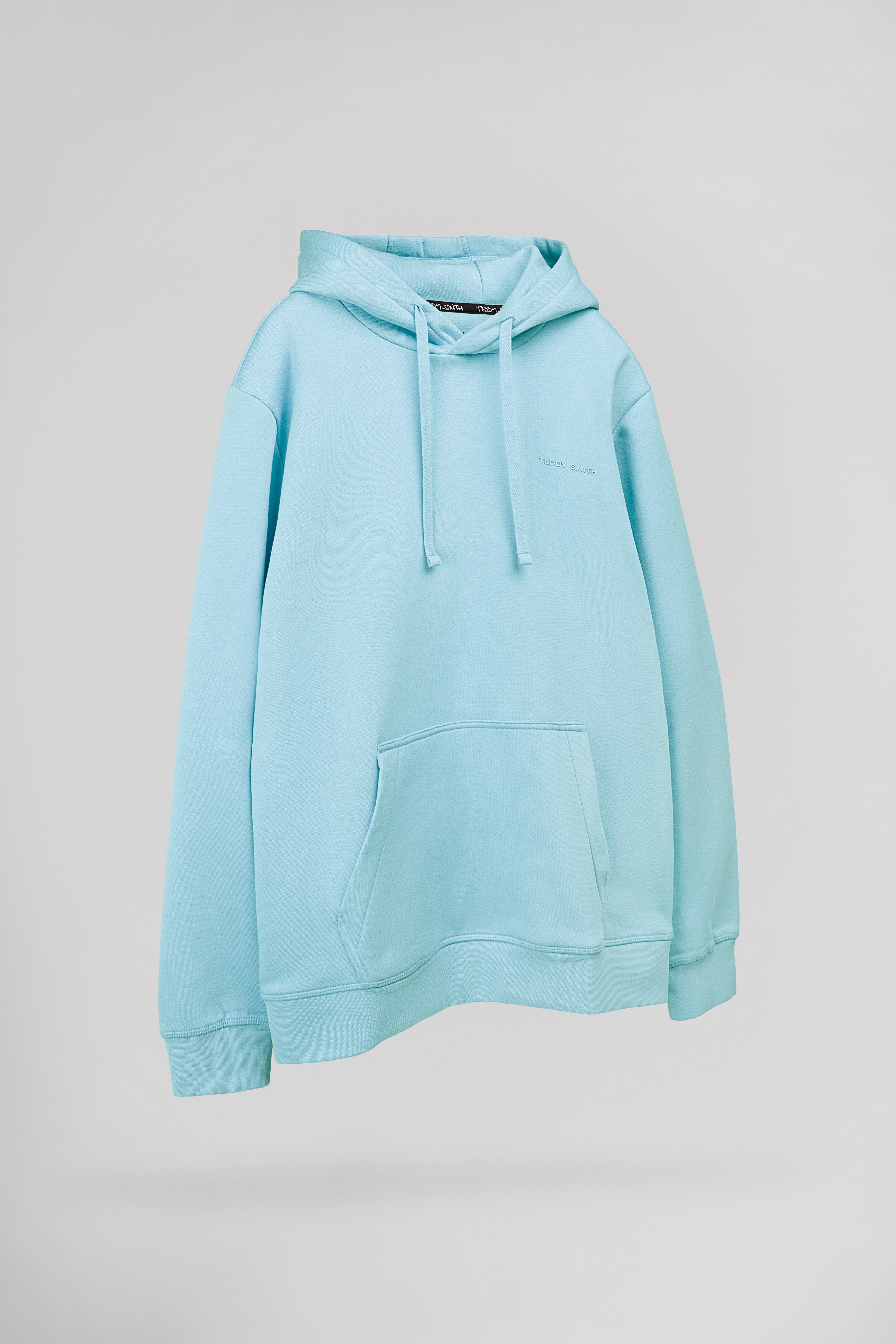 Teddy Smith S-Nark Hoody sweat à capuche Bleu Lagon molleton