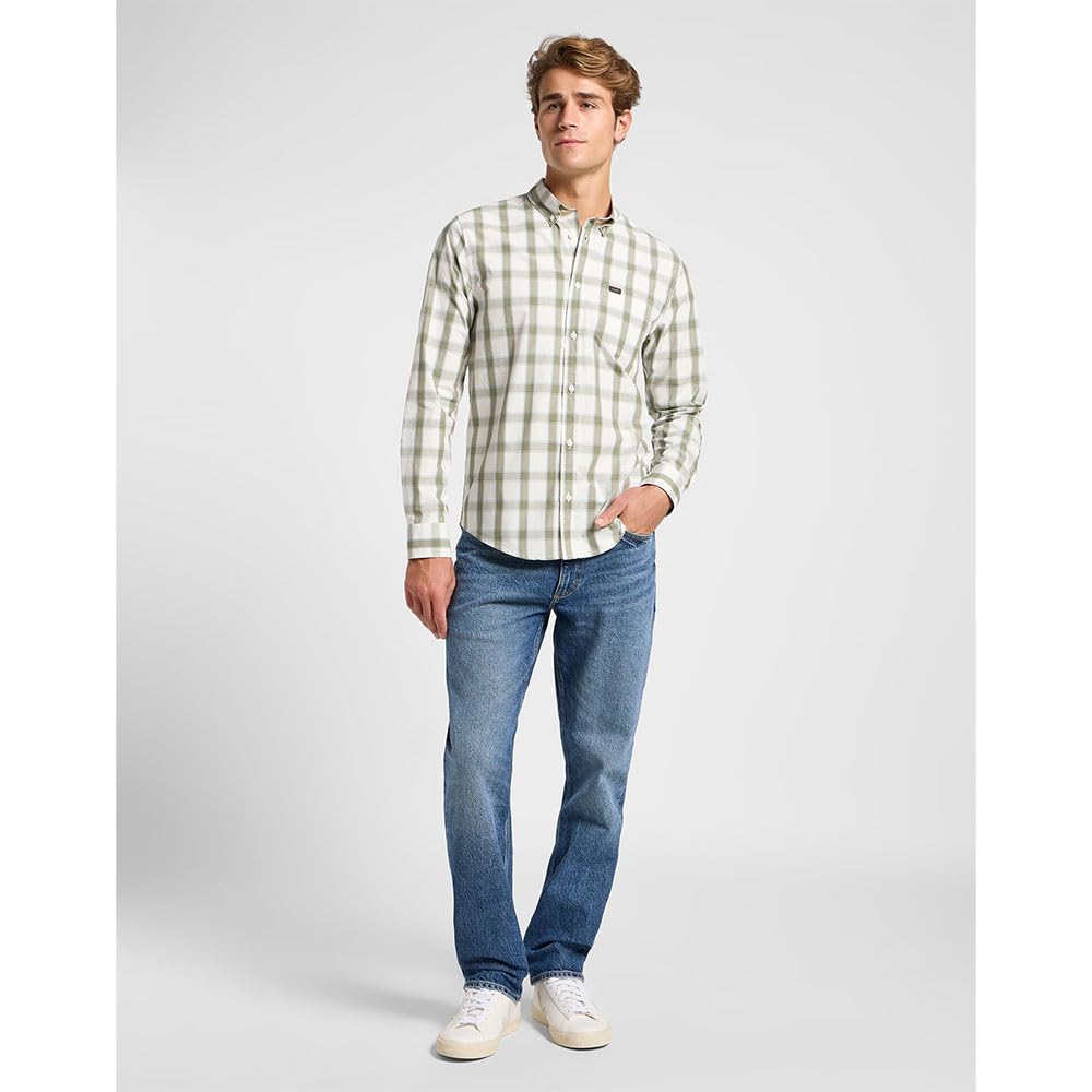 Lee Button Down Chemise Homme Lakeside Wash Taille XL