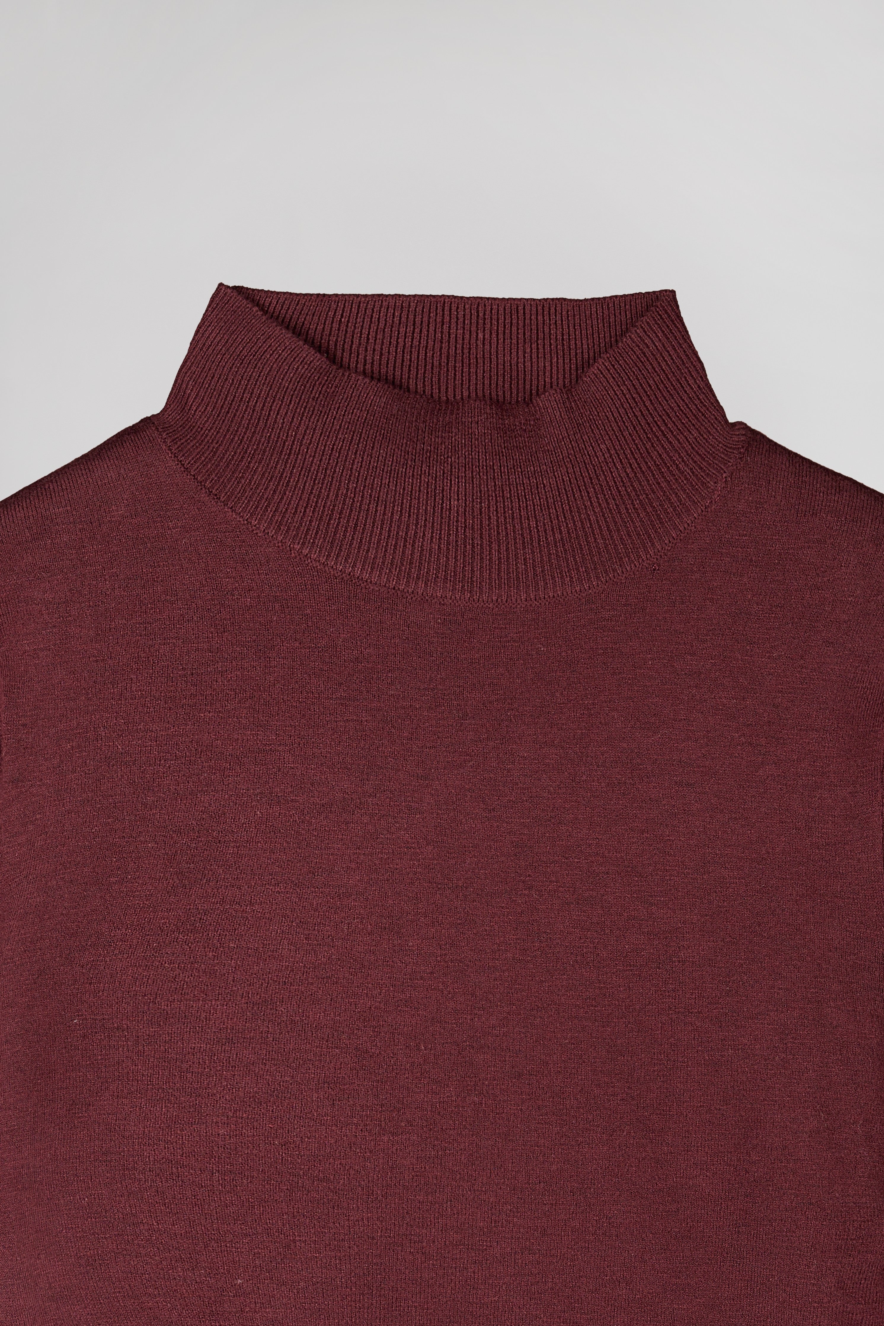 Teddy Smith P-Connie pull col montant bordeaux femme