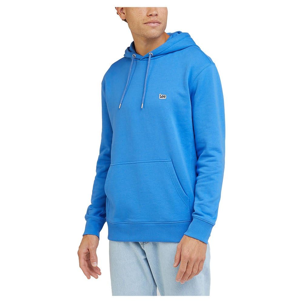 Lee Easy Fit sweat capuche homme coton marine
