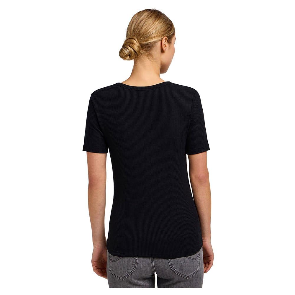 Lee t-shirt femme manches coudes coton Sugar Lilas