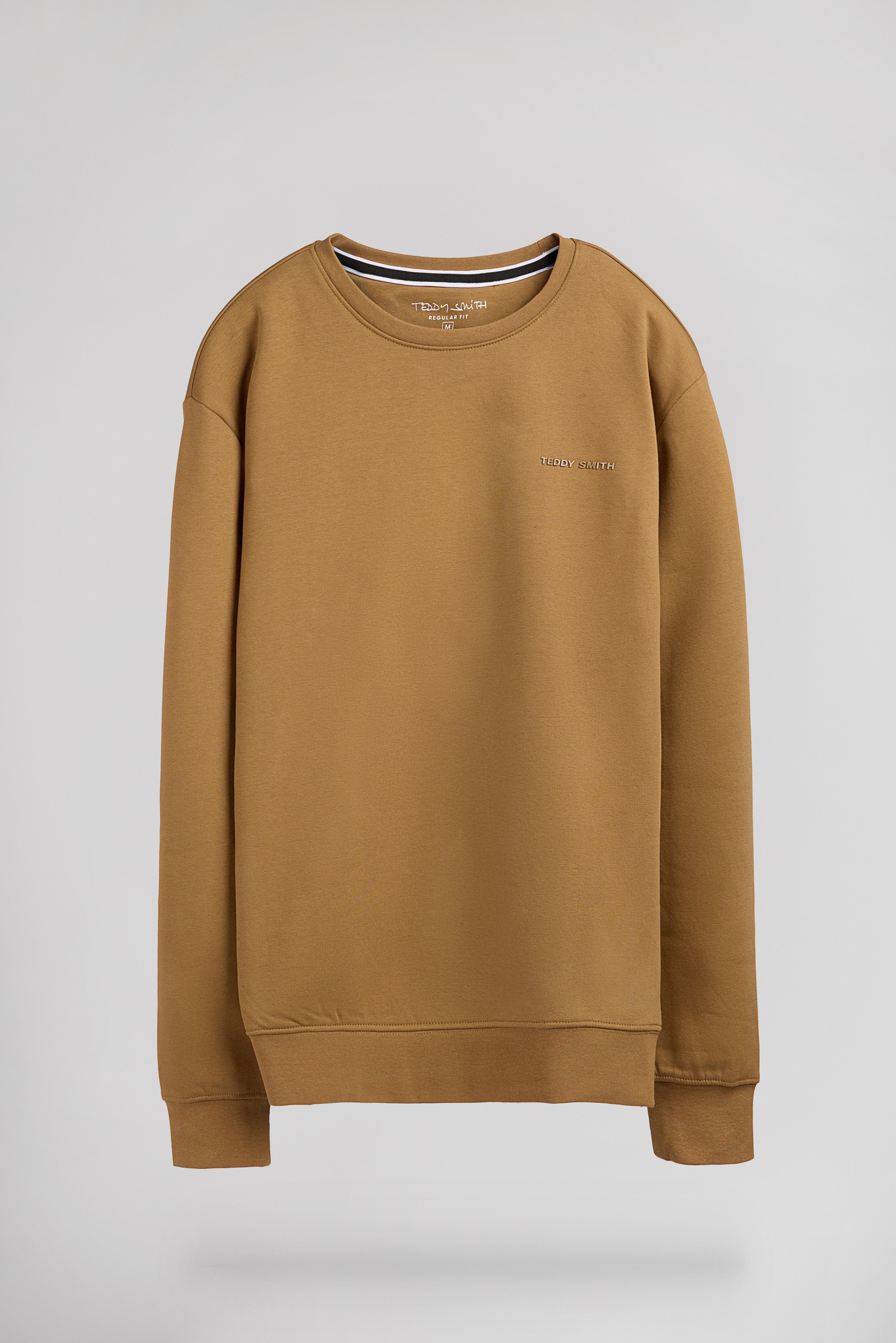 Teddy Smith S-Nark sweat noisette col rond